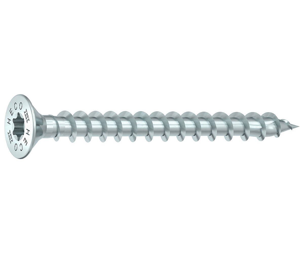 HECO Schrauben Holzbauschraube TOPIX-plus Verlegeschraube, Senkkopf, HD-20, variables Vollgewinde, (200 St)