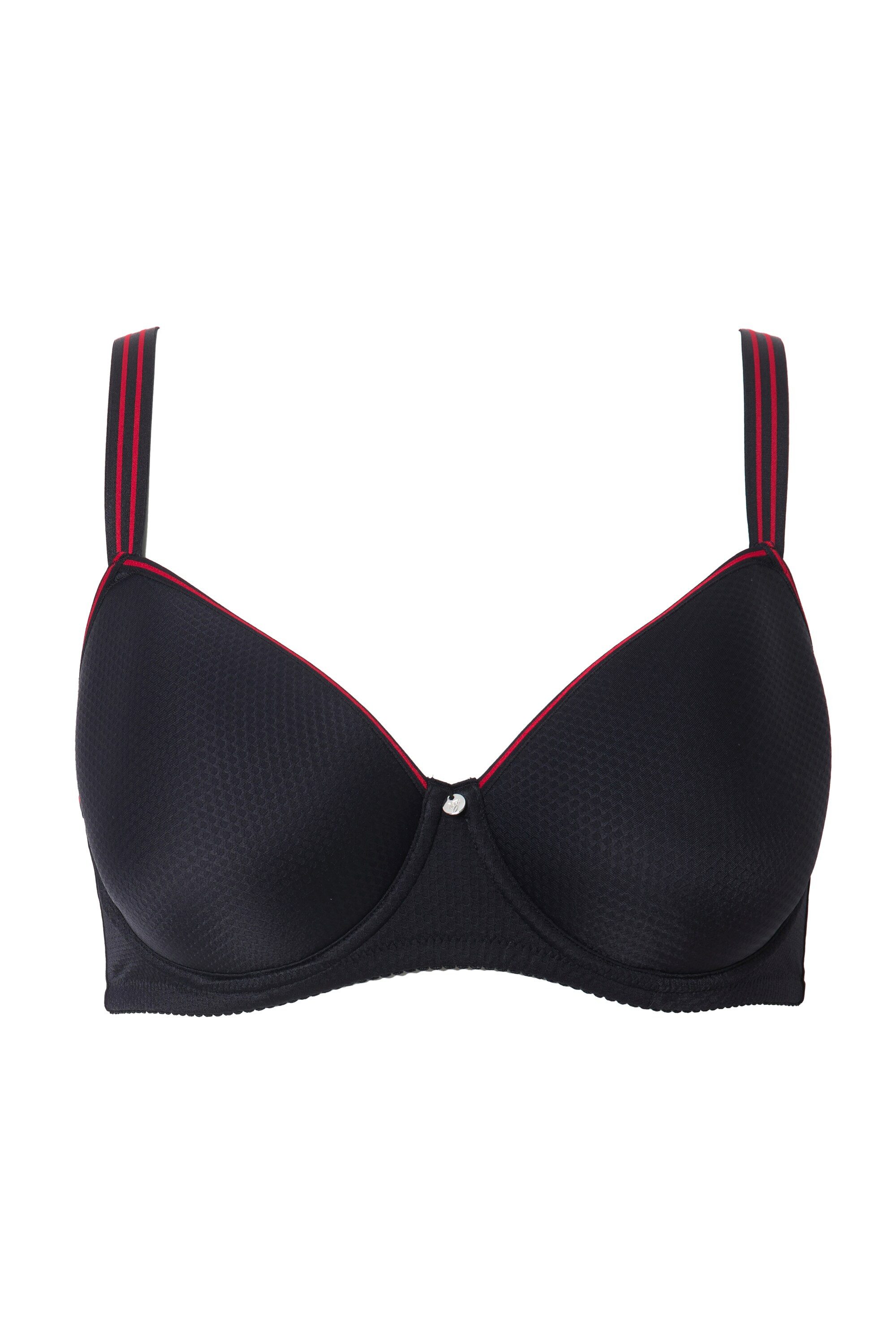 Ulla Popken Bügel-BH Bügel-BH Jacquard-Muster Spacer-Schale