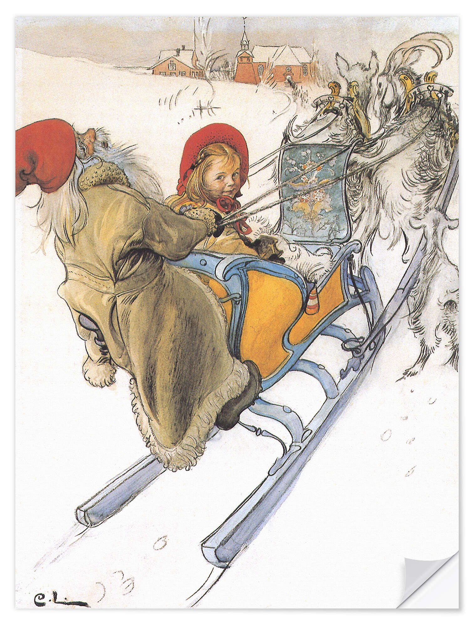 Wandfolie Carl Larsson