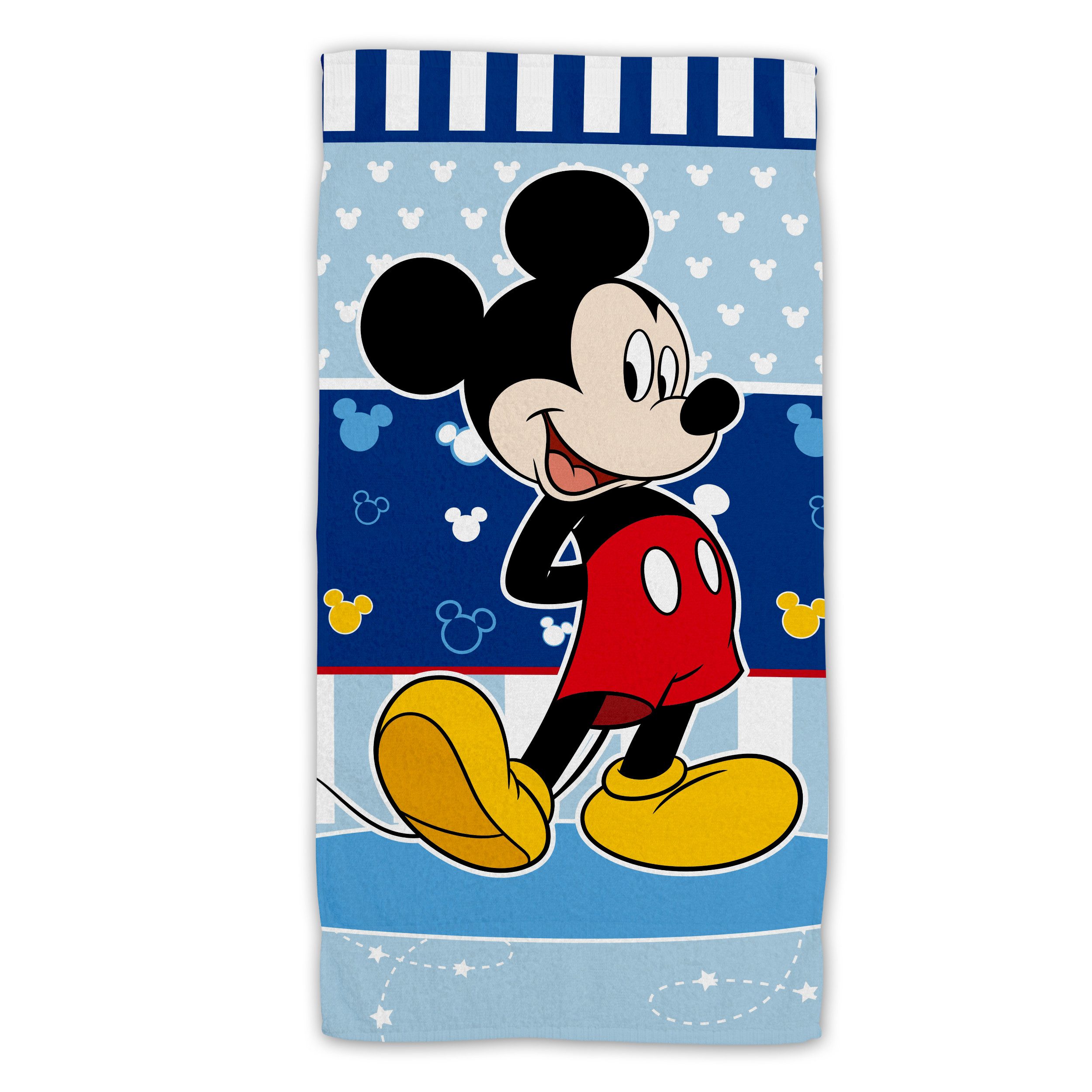 Disney Mickey Mouse Strandtuch Baumwolle Frottee günstig online kaufen