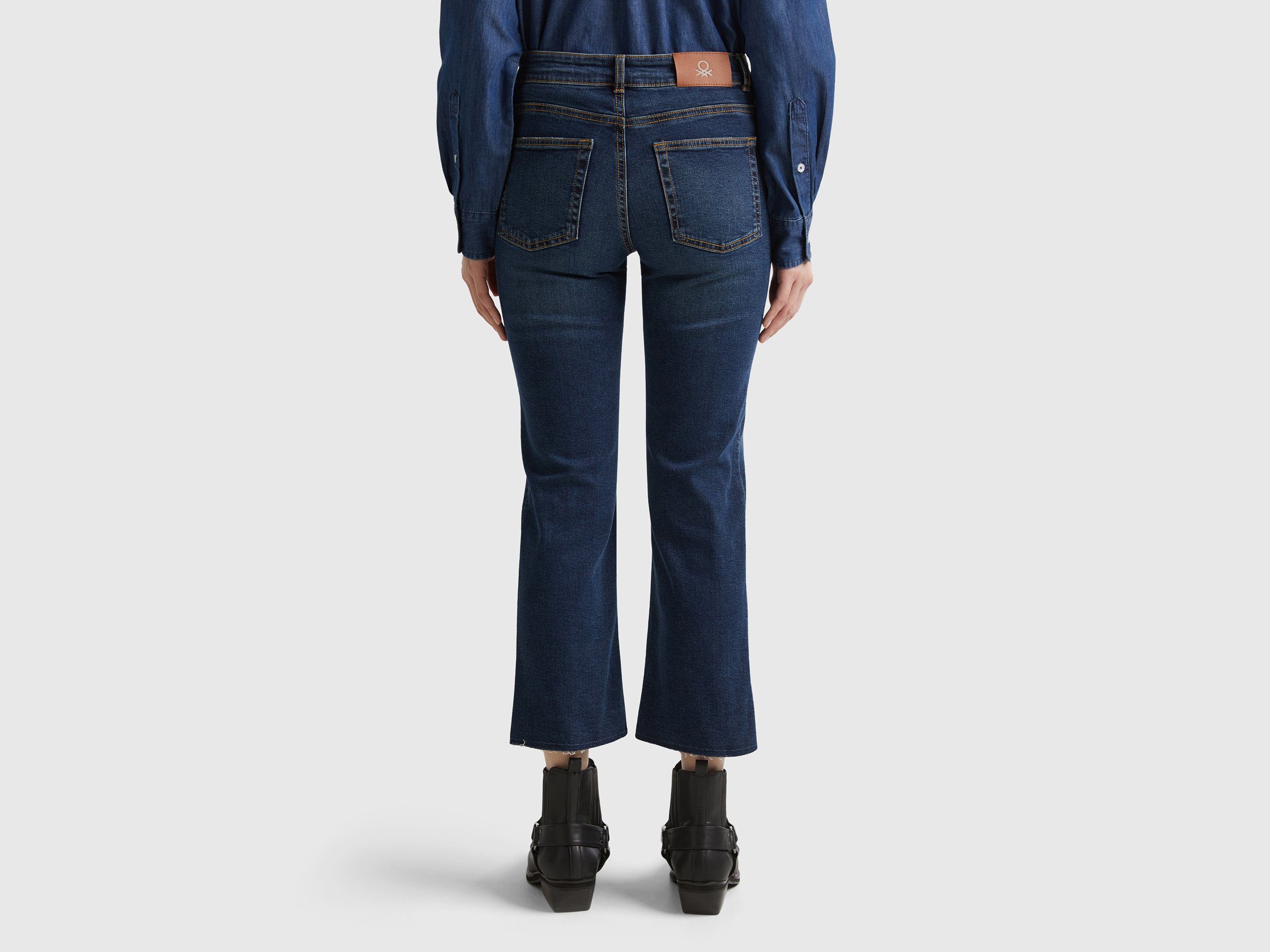 United Colors of Benetton Weite Jeans mit geradem Bein günstig online kaufen