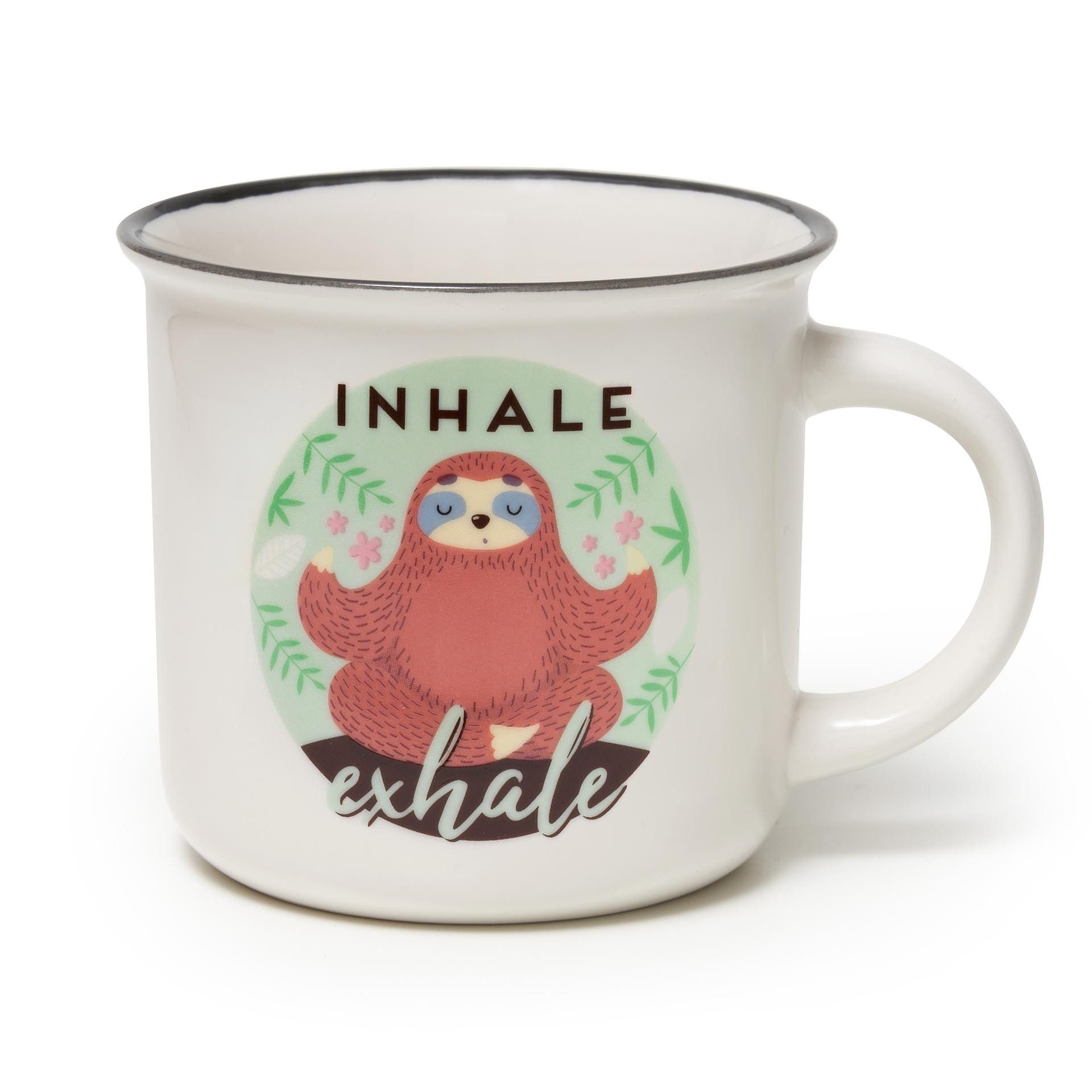Legami Cappuccinotasse Legami Porzellantasse Trinkbecher Cu-Puccino Sloth Faultier