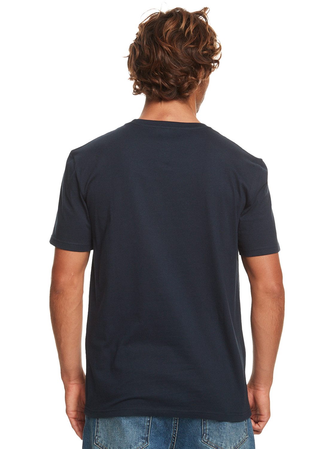 Circle Quiksilver Blazer T-Shirt Navy Trim