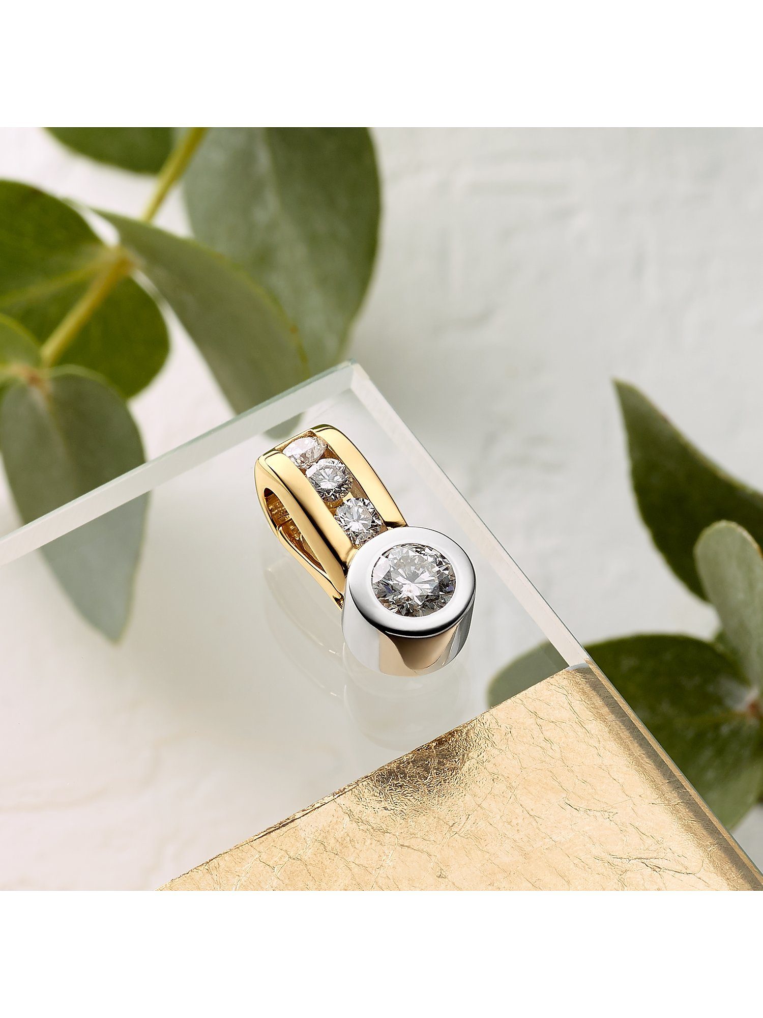 CHRIST Kettenanhänger gelb|goldfarben...