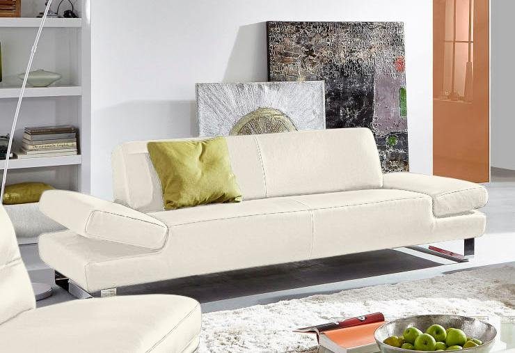 W.SCHILLIG 2-Sitzer taboo Designsofa mit hohem Sitzkomfort, mit Normaltiefe, inklusive Armlehnenverstellung