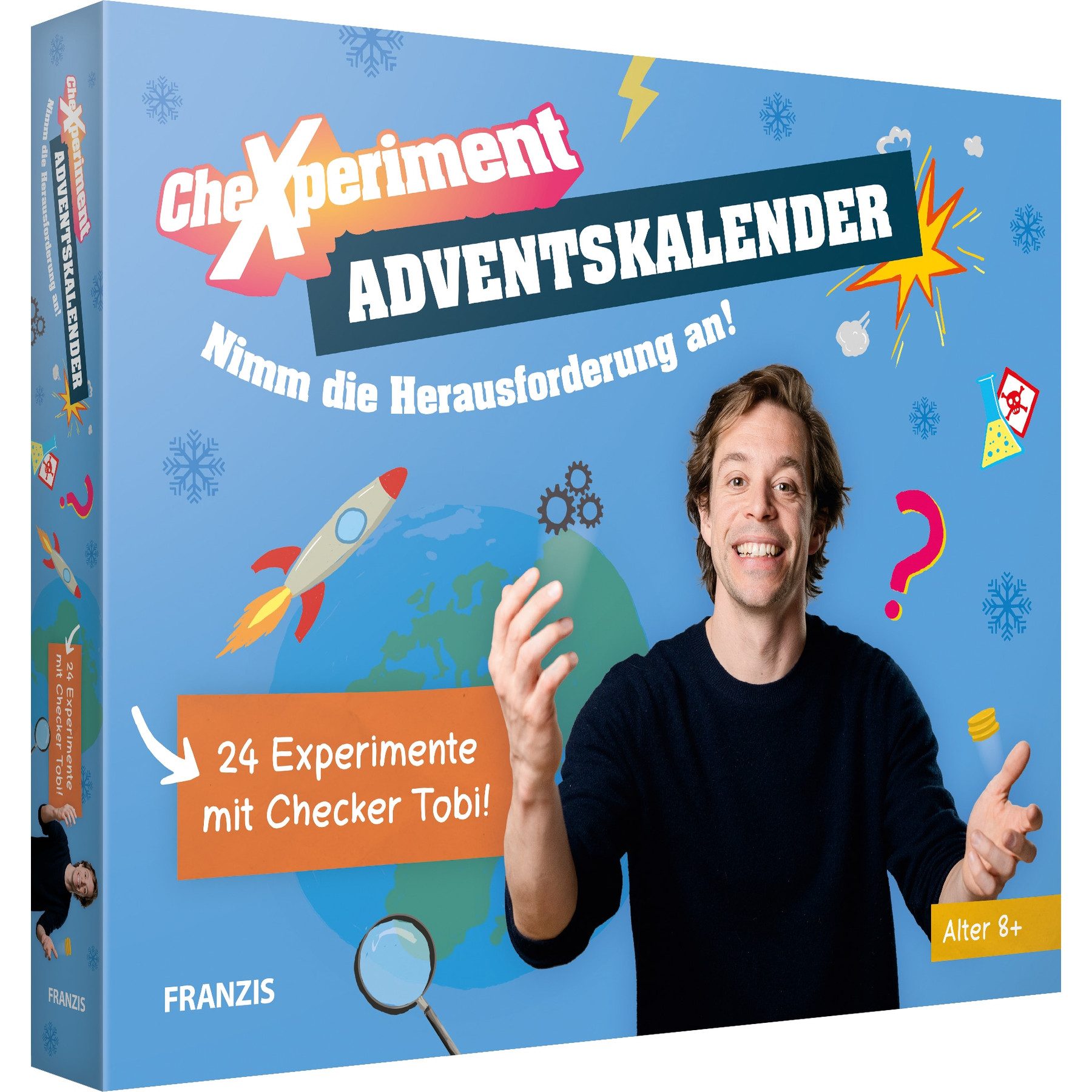 Franzis Spielzeug-Adventskalender FRANZIS CheXperiment Adventskalender günstig online kaufen