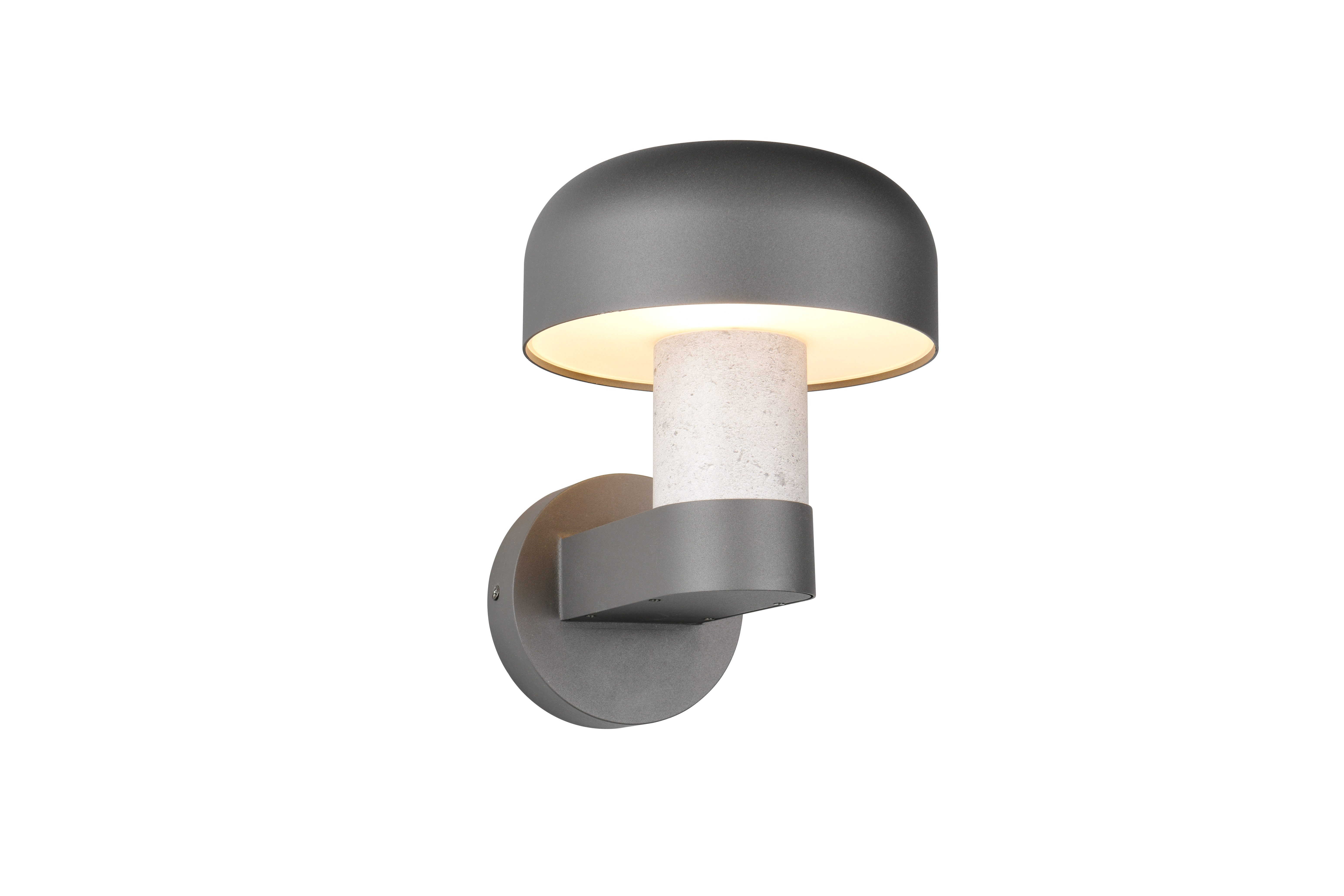 lightling Außen-Wandleuchte Asher, inkl. Bewegungssensor, ohne Leuchtmittel, Druckguss Aluminium, Wandmontage, exkl. 1 x E27 max. 10W