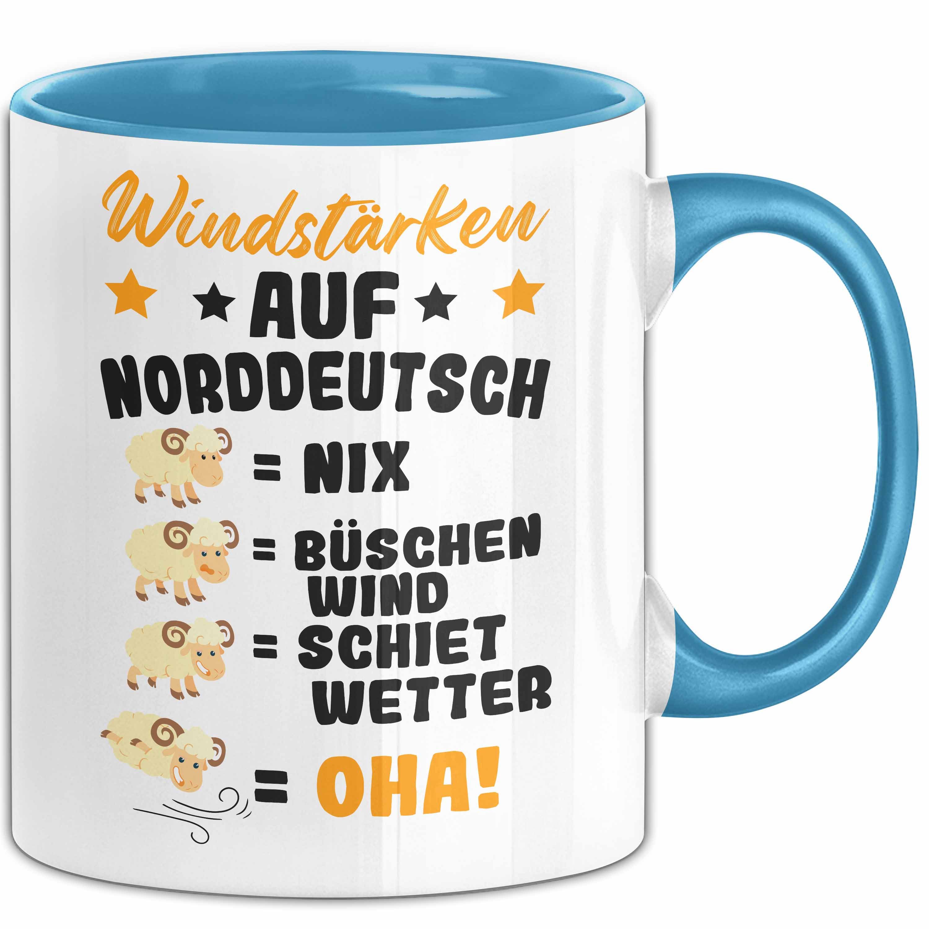 Tasse Windstärken Auf Norddeutsch Tasse Geschenk Norddeutschland Spruch Büsc