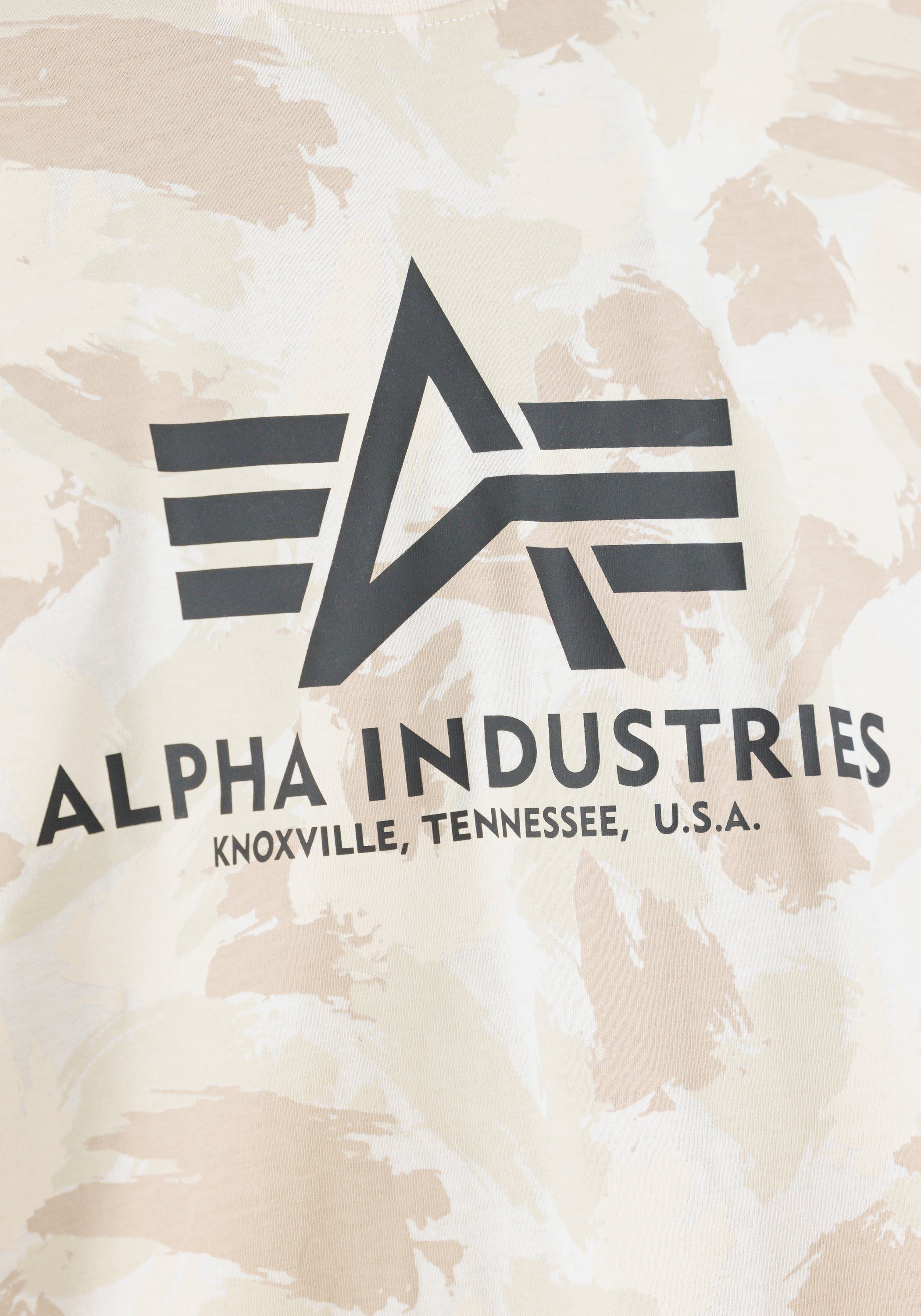 Alpha T-Shirts Alpha Men Industries Basic T-Shirt camo Industries Camo T-Shirt sand -