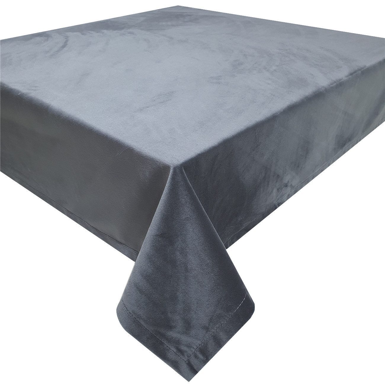 Stoffschmiede Tischdecke, Velour-Optik, 90x90cm, Versch. Farben, Samt-Optik
