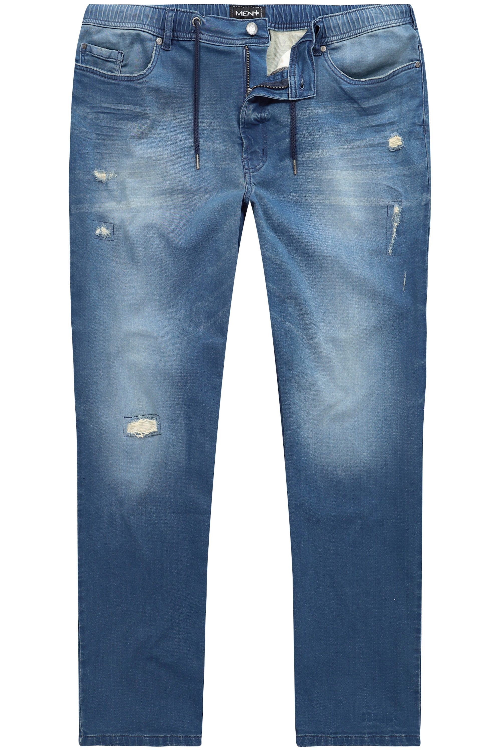 Men Plus 5-Pocket-Jeans Schlupfjeans Bauchfit Straight Fit 5-Pocket günstig online kaufen
