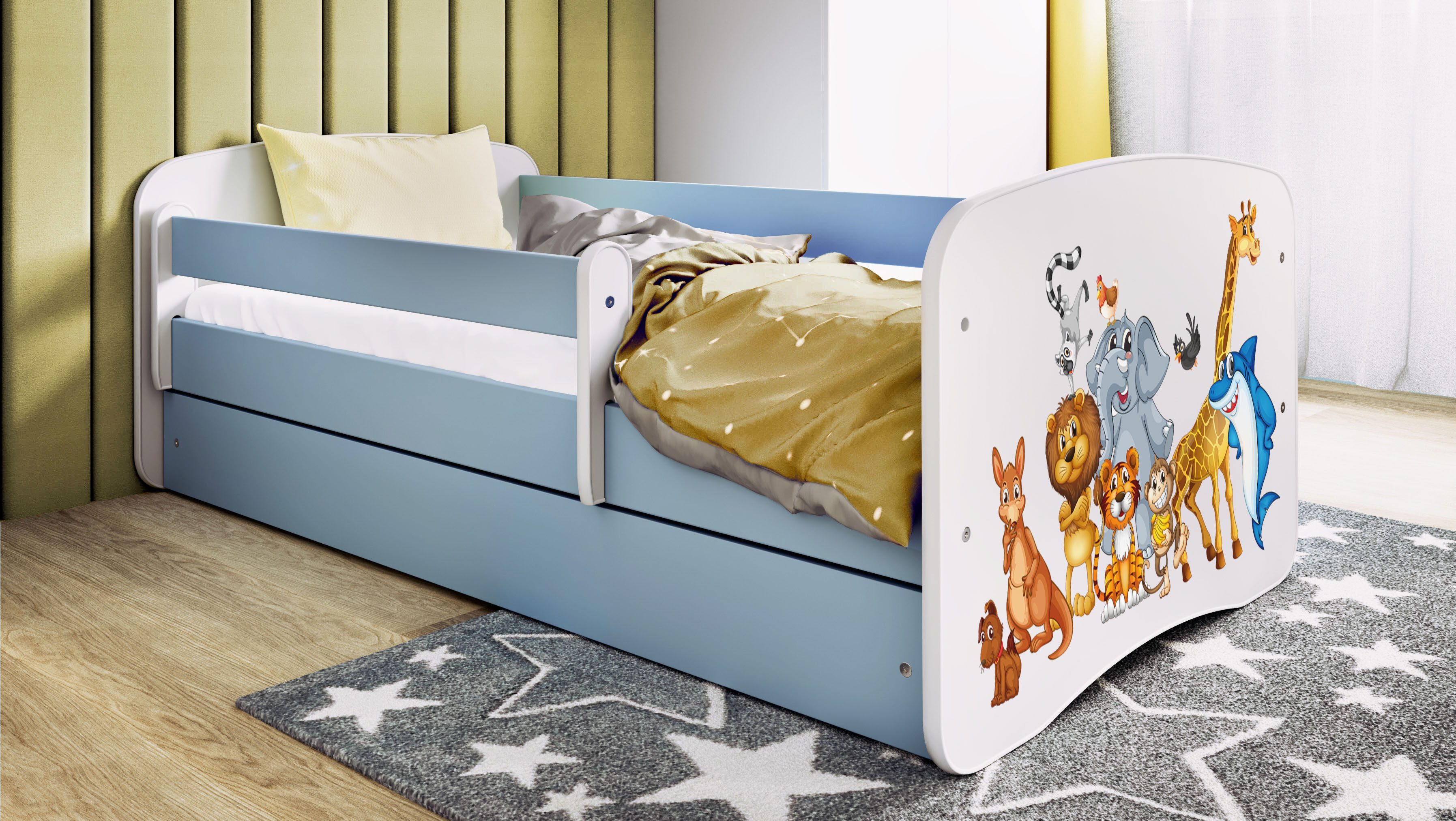 Raumhirsch Furniture Kinderbett 70x140, 80x160, 80x180 cm - Komplettset mit günstig online kaufen