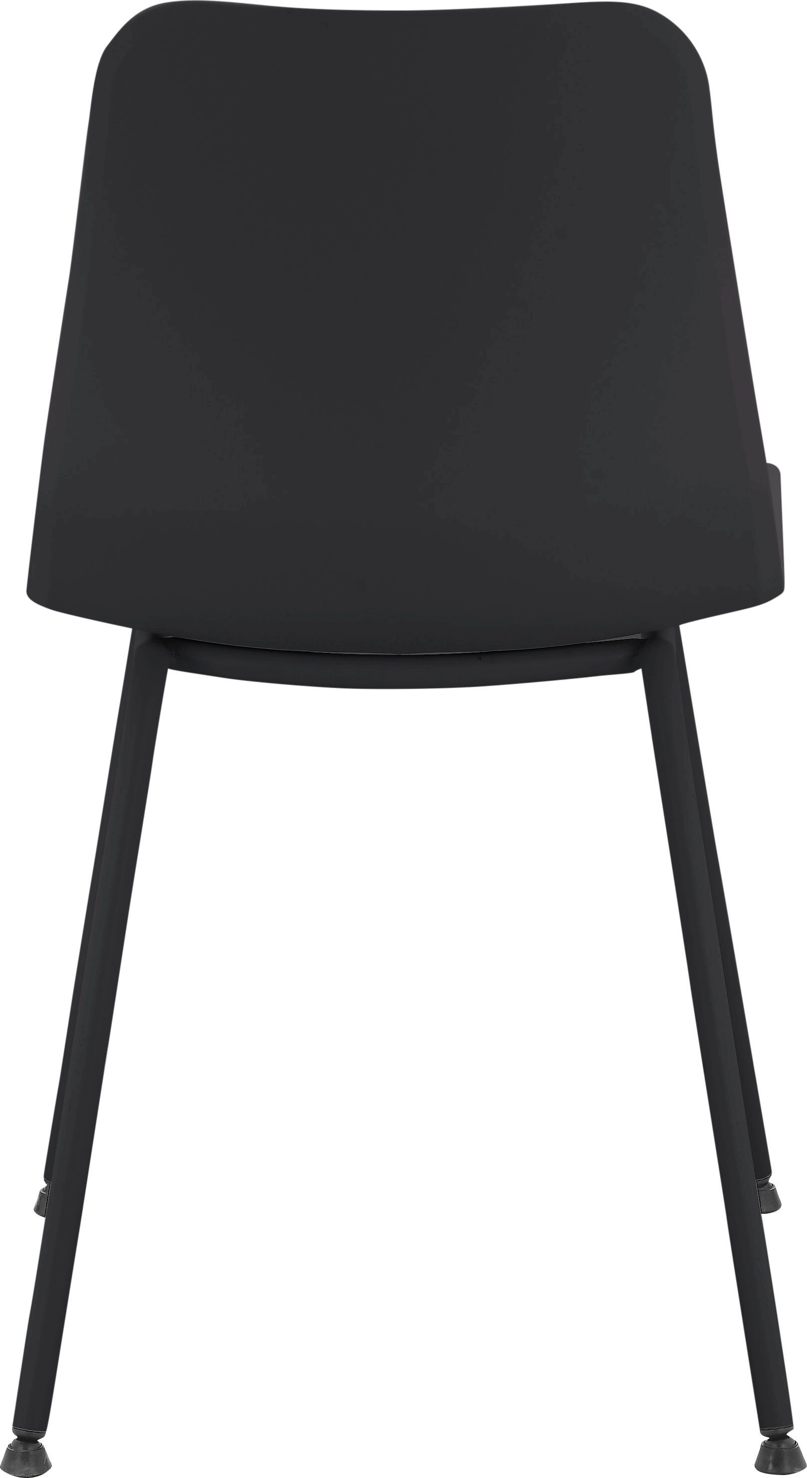 Sitzhöhe 2er schwarz Esszimmerstuhl erhältlich, cm aus Kunststoff, INOSIGN Esrange 45 (2 im Sitzschale mit St), Set