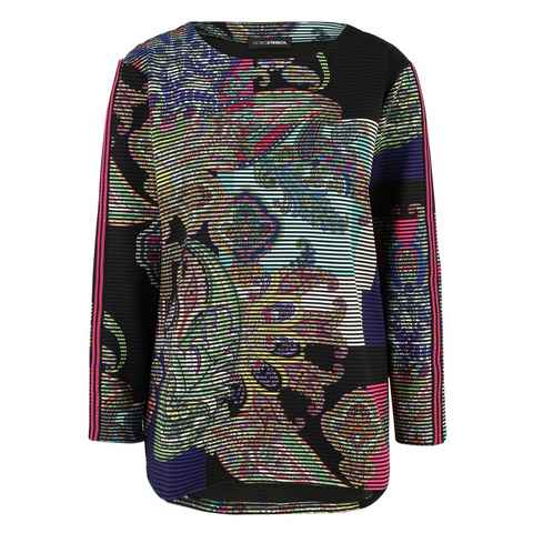 Doris Streich Longsleeve Shirt mit Paisley-Print im Grafikmix mit modernem Design