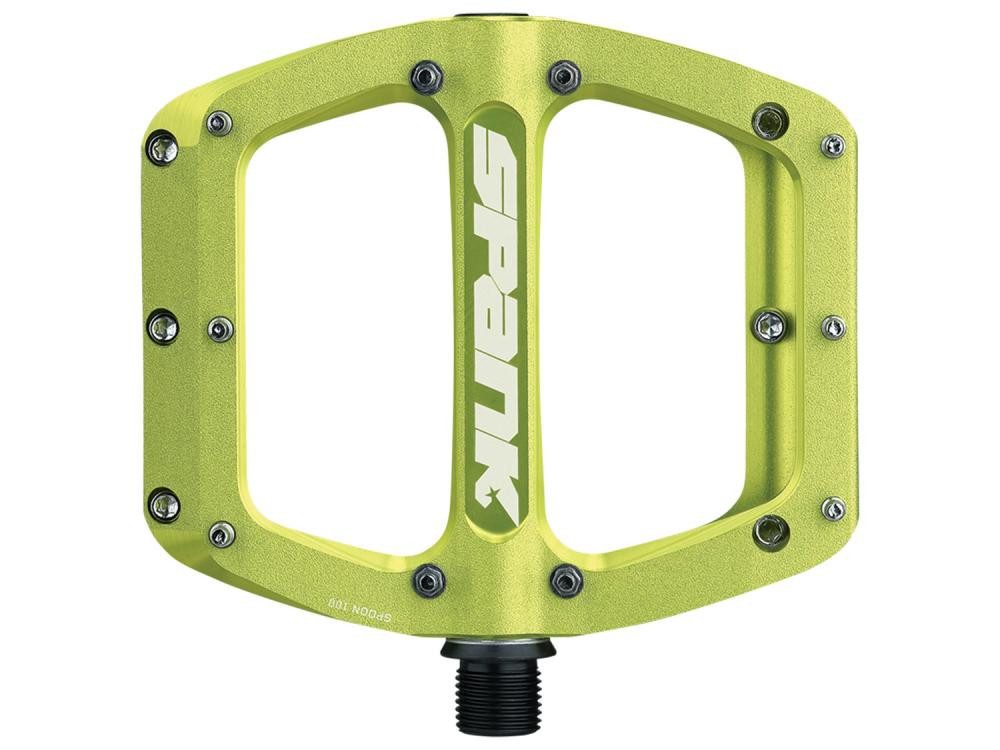 SPANK Plattformpedale Spank Spoon Reboot flat pedal grün S