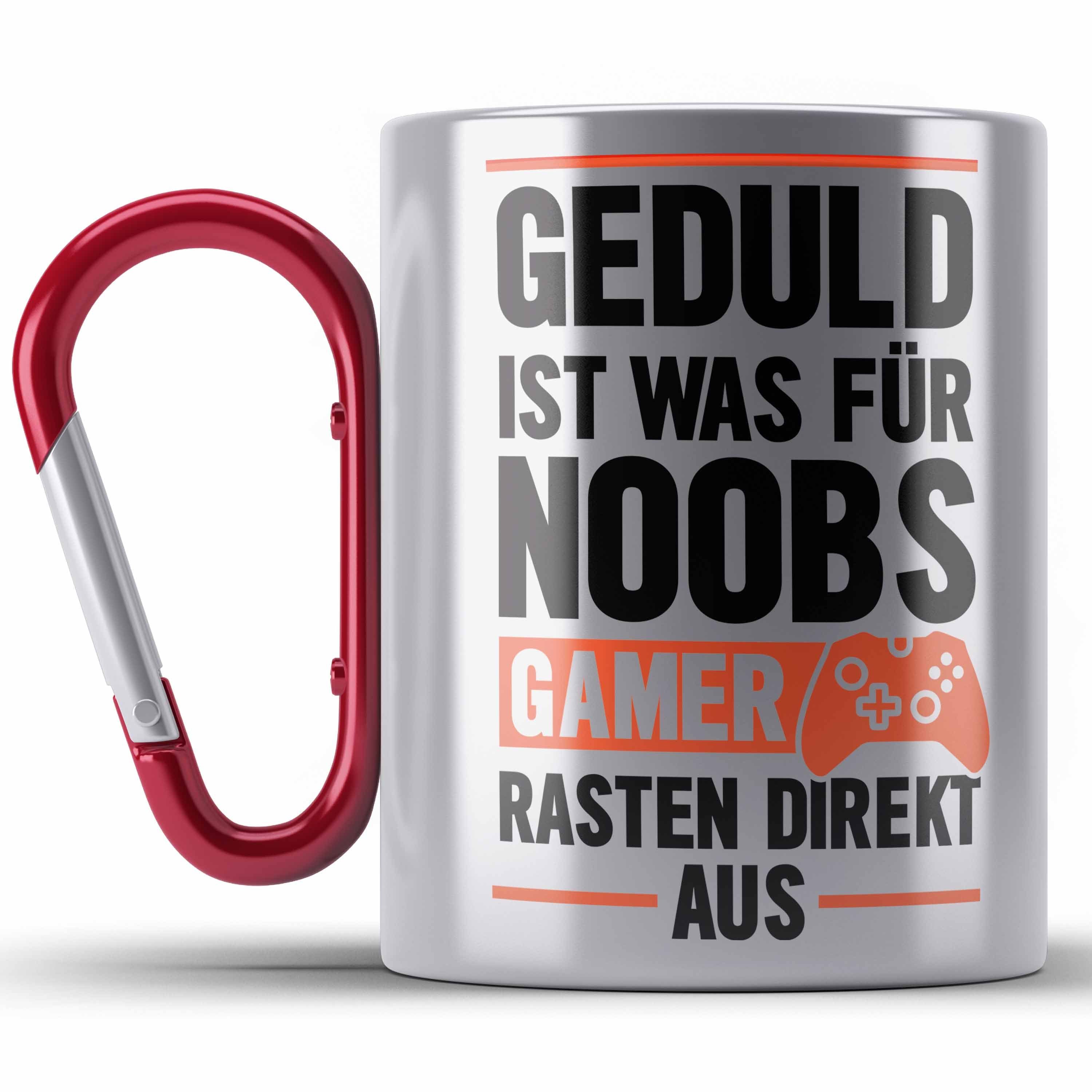 Geduld Ist Controller Spruch Was Rot Für Geschenk - Tasse Trendation Thermotasse Edelstahl Gamer