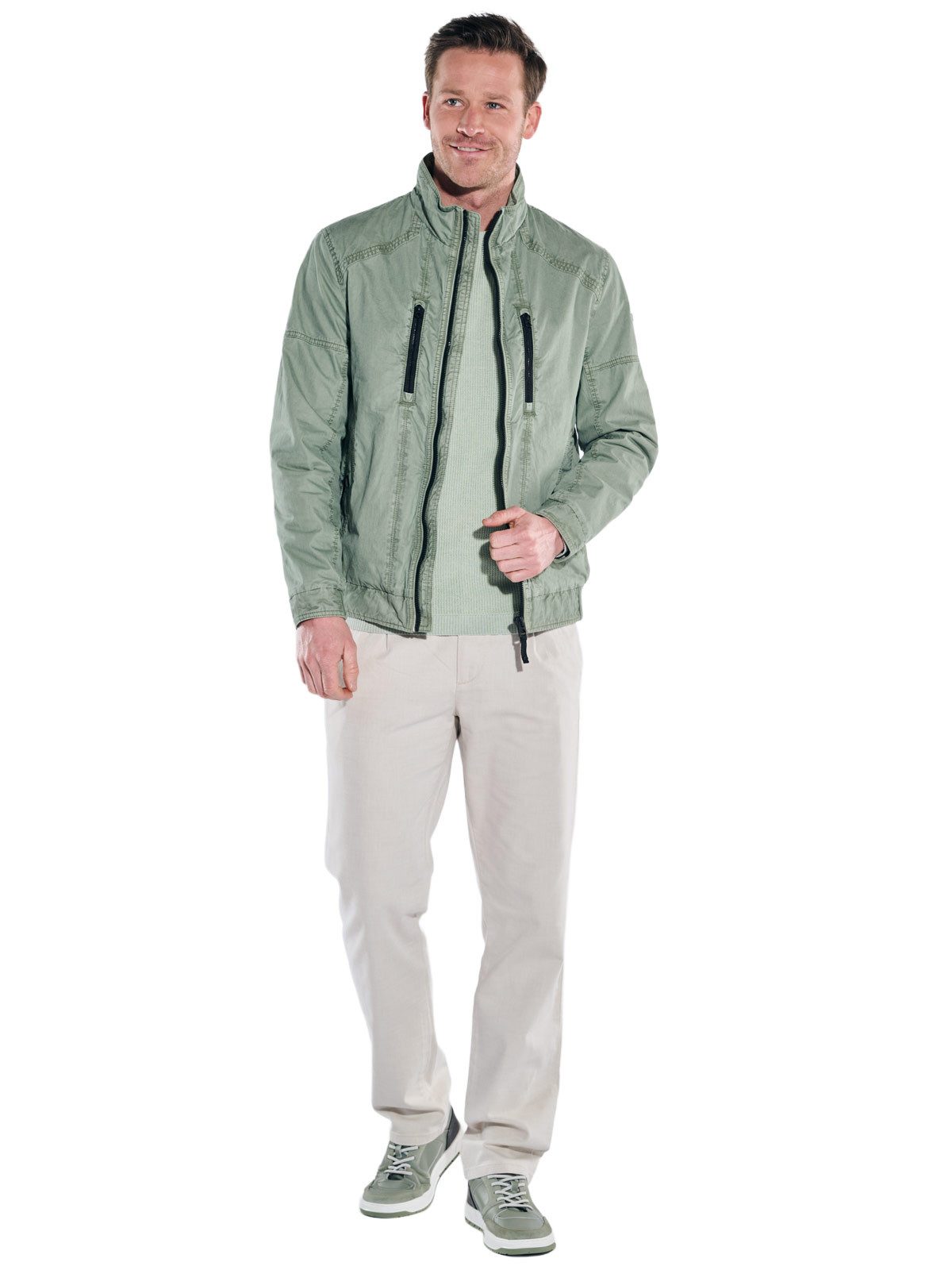 Engbers Kurzjacke Herren Baumwoll-Jacke, Hellblau