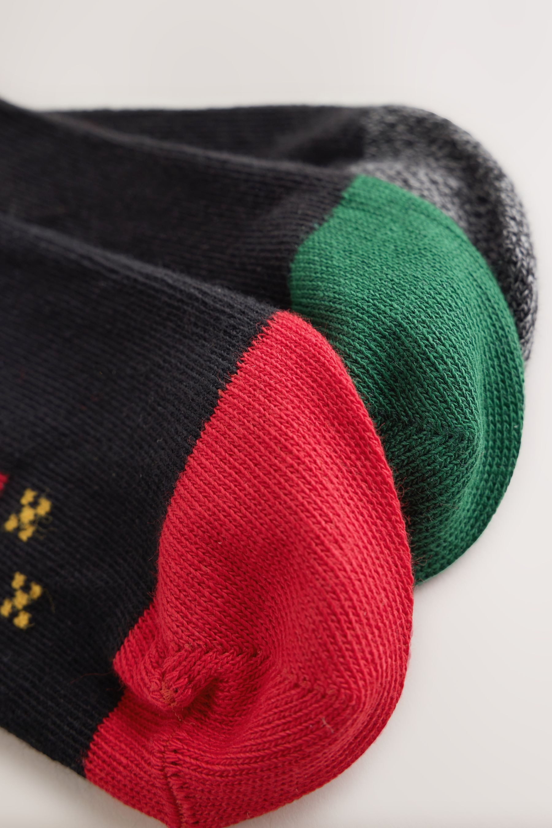 Next Basicsocken Weihnachtssocken mit Baumwollanteil, 3er-Pack (3-Paar) – Bild 5 von 5