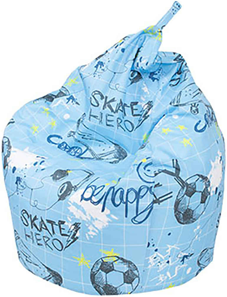 Knorrtoys® Sitzsack Jugend, blau cool, für Kinder