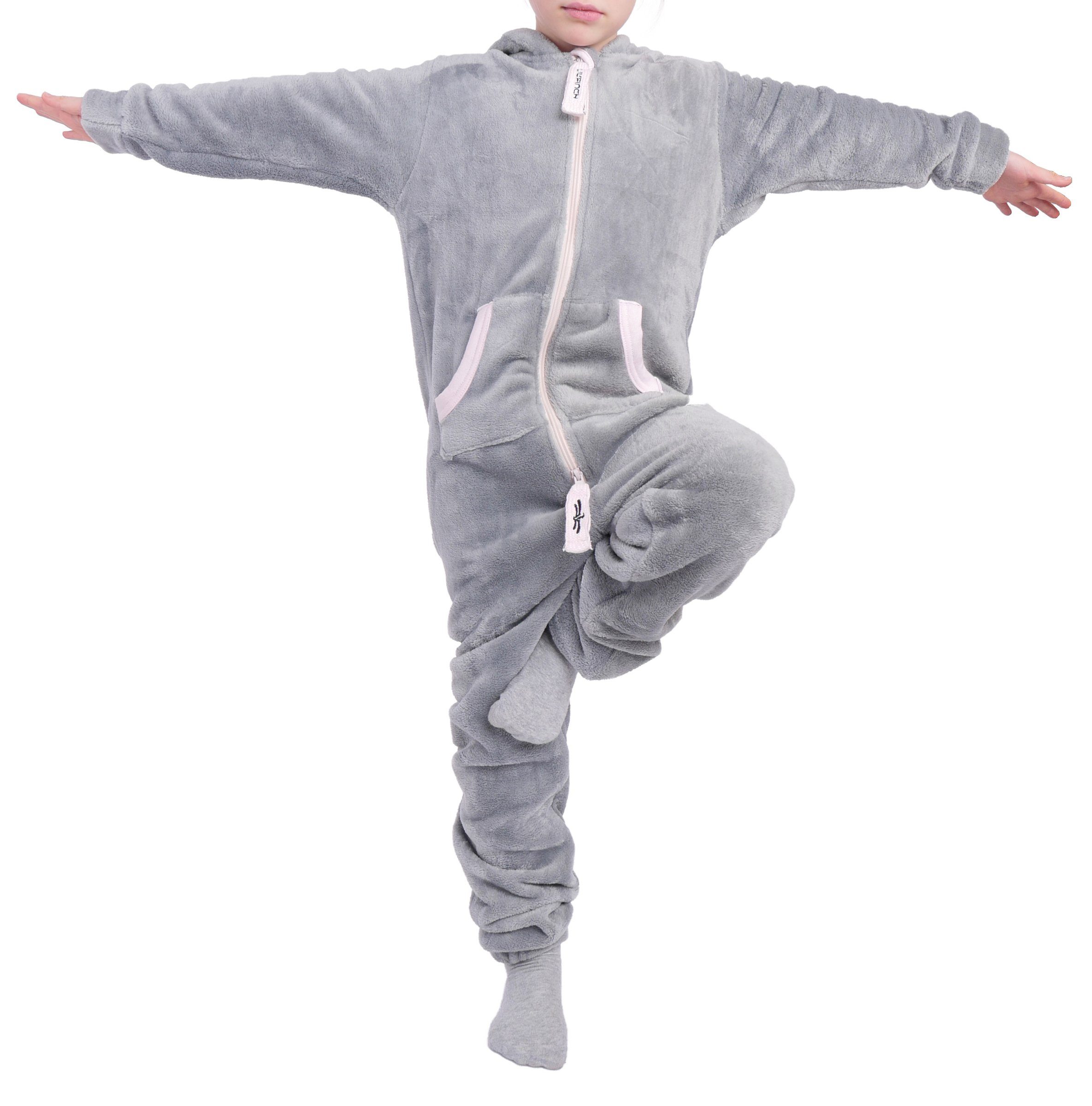 LIL'FINCH Jumpsuit Kinder LIL'Teddy F2004 Jungen Mädchen Overall Teddy Fleece