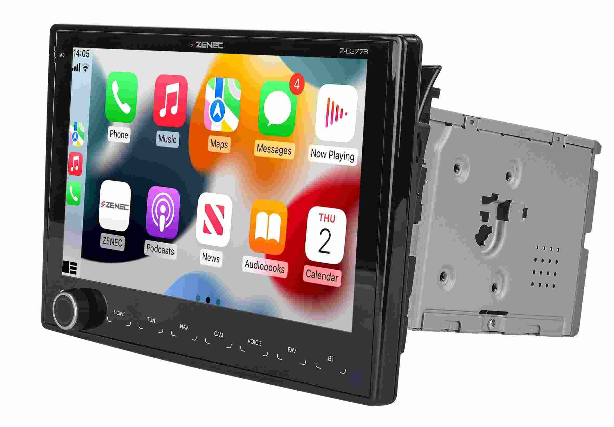 Zenec Z-E3776 9 Zoll Infotainer für FIAT Ducato Apple CarPlay Andorid Autoradio (Freisprecheinrichtung)