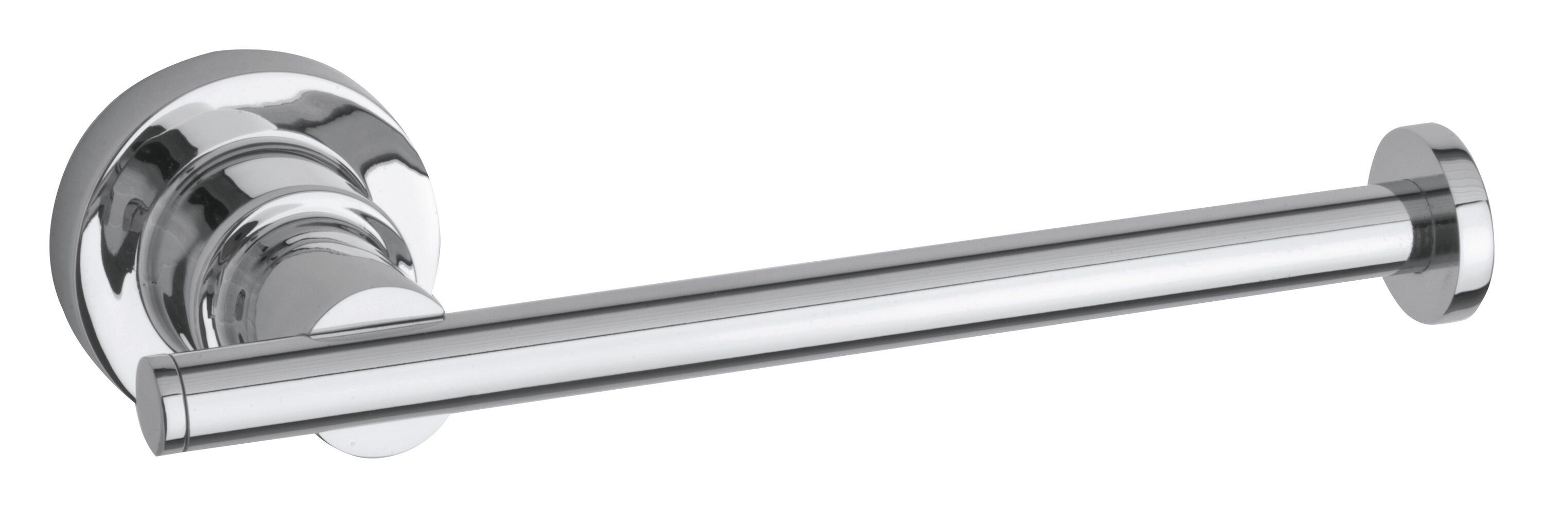 tesa Toiletten-Ersatzrollenhalter 1x tesa luup Ersatzrollenhalter (Komplett-Set, 2-St., inkl. Klebelösung), chrom 7 cm : 17,5 cm : 5 cm