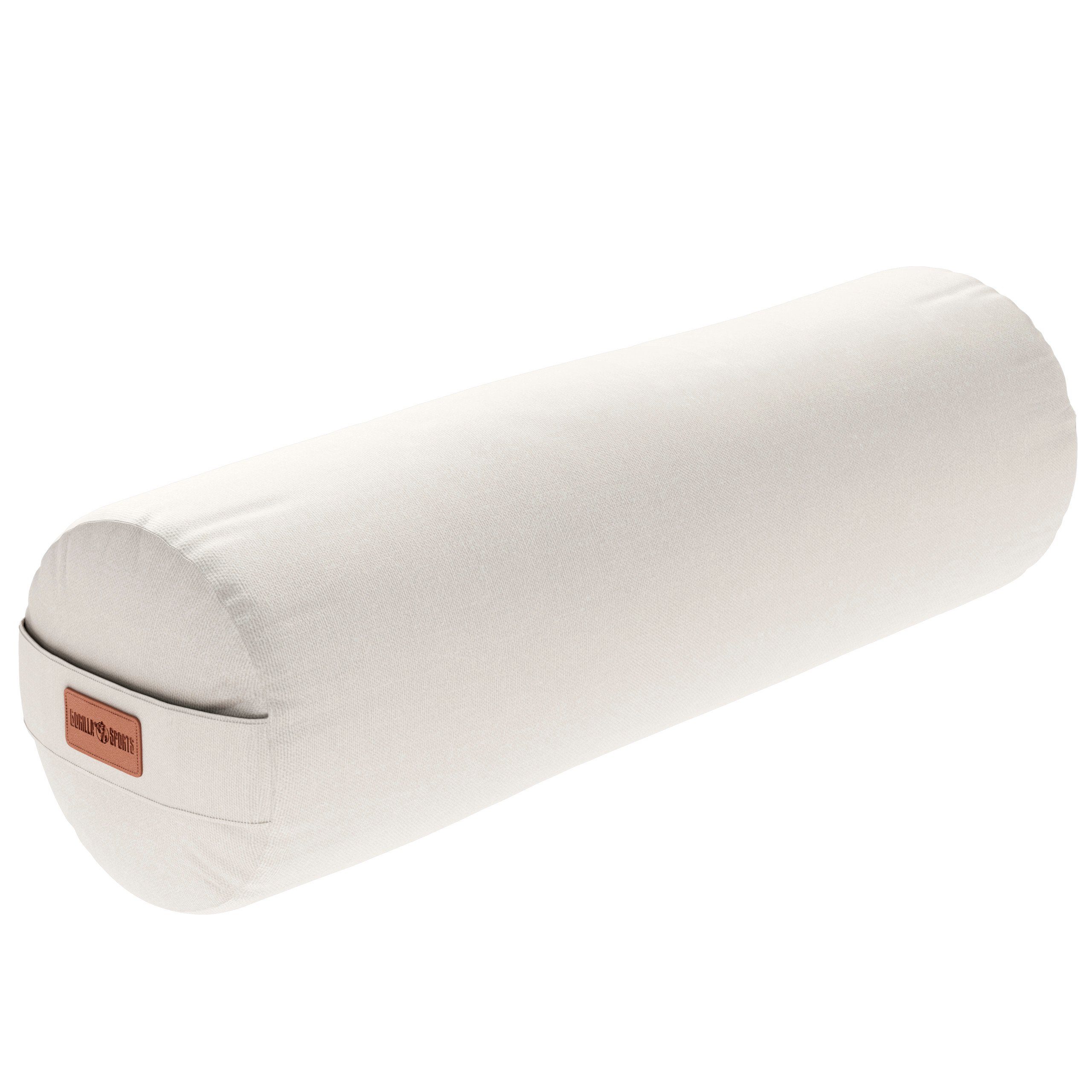 GORILLA SPORTS Yogakissen Yoga Bolster in verschiedenen Farben