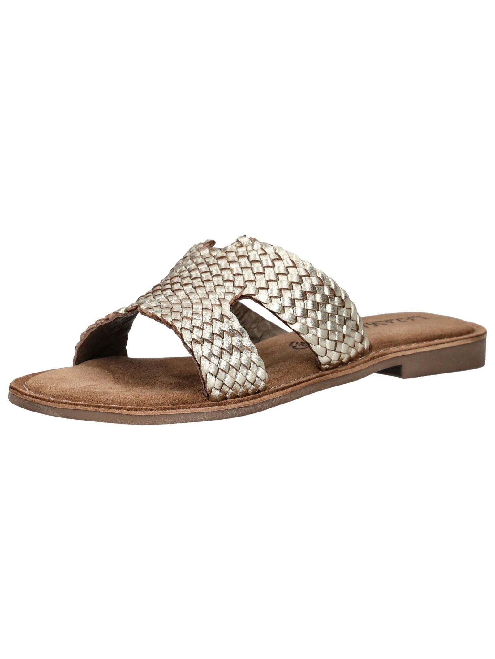Lazamani Lazamani Pantoletten Leder Pantolette günstig online kaufen