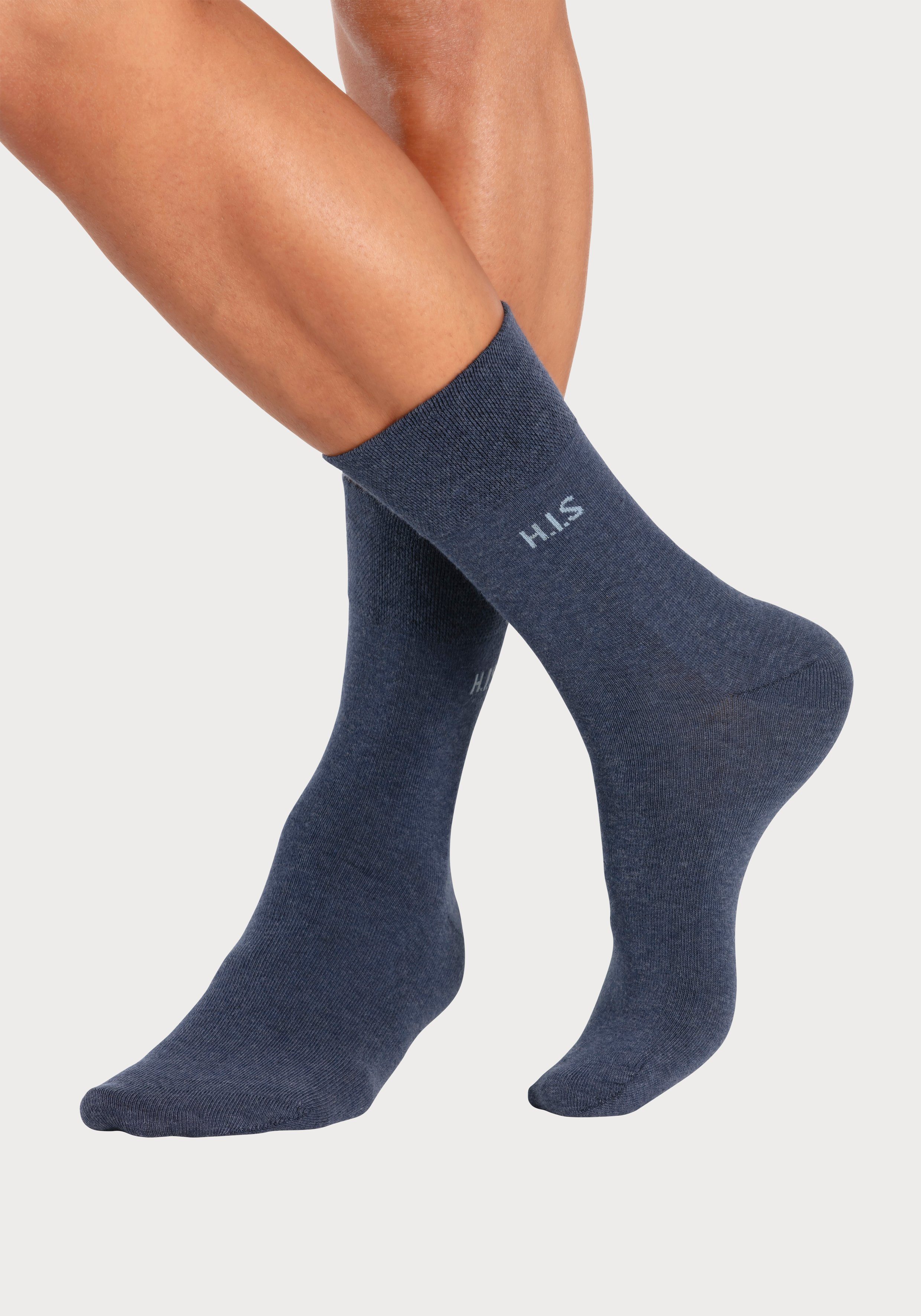 H.I.S Socken (Packung, 12-Paar) ohne einschneidendes Gummi
