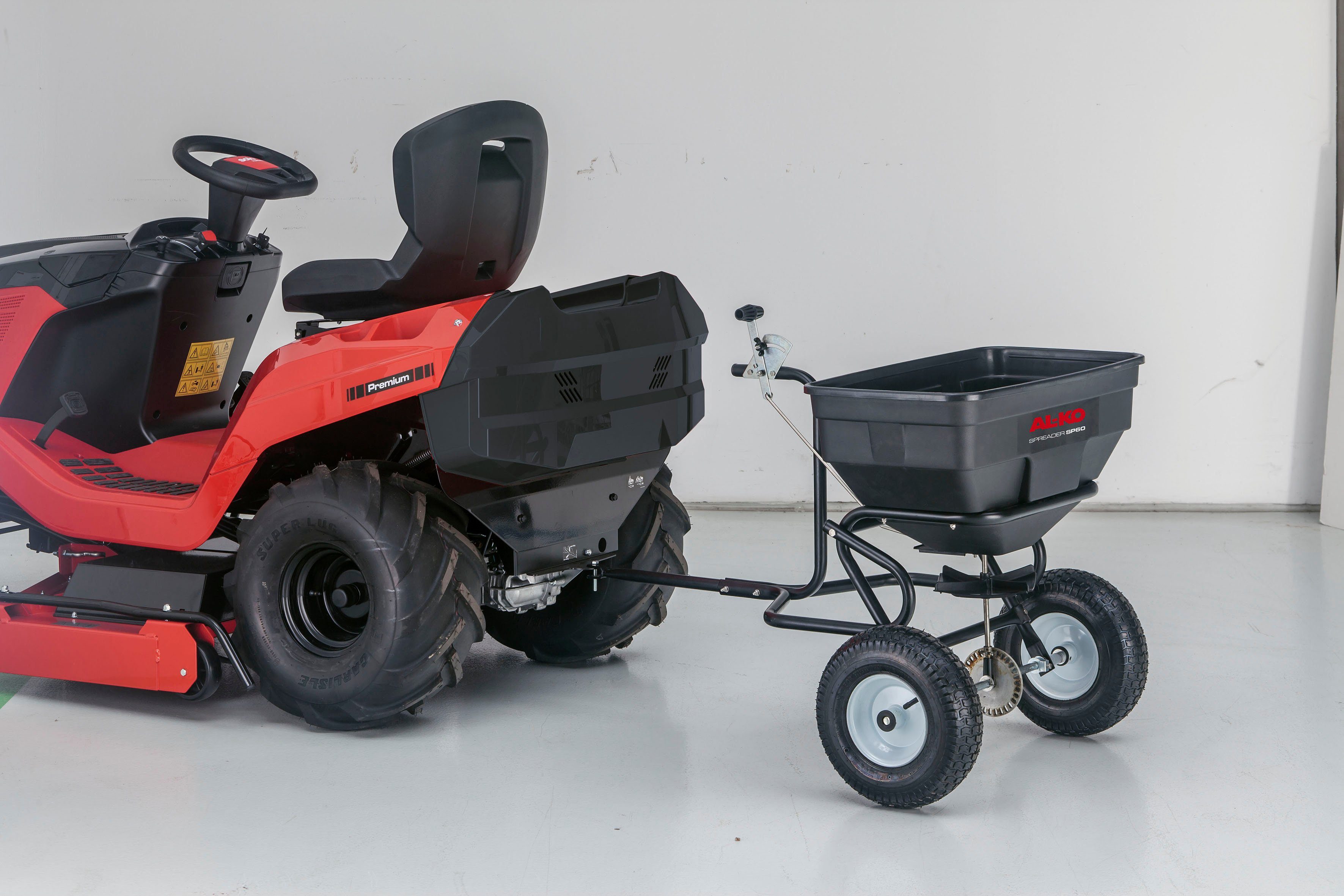 AL-KO Rasentraktoranhänger Streuer SP60, 56 l