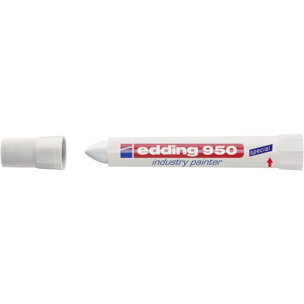 edding Marker Edding E-950 4-950-1-4049 Industriemarker Weiß 10 mm