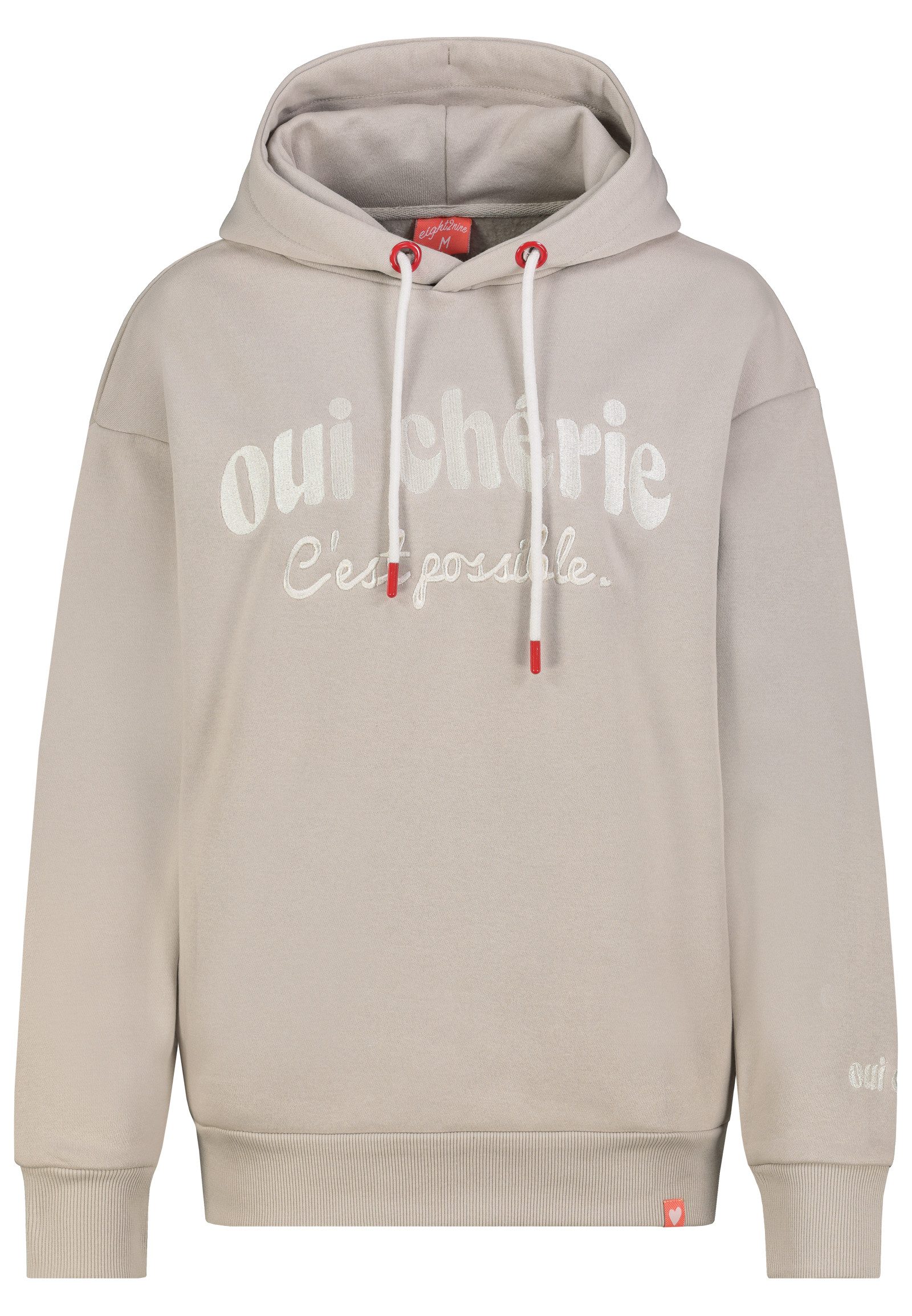 Eight2Nine Hoodie Weiches Sweatshirt mit Kapuze und Reißverschluss (1-tlg) D10600BA02623_Sweatshirts