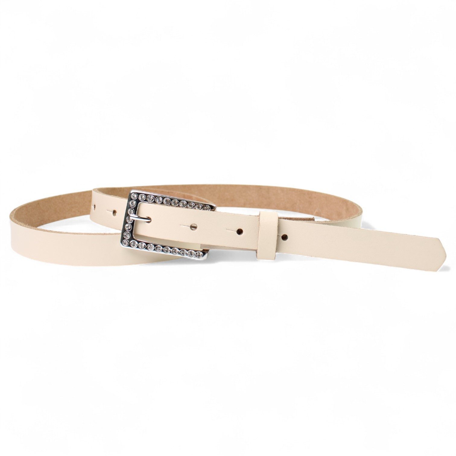 FRONHOFER Taillengürtel 19462 (1-St) 2 cm schmal, Rindleder, festlich zu Kleidern und Jeans