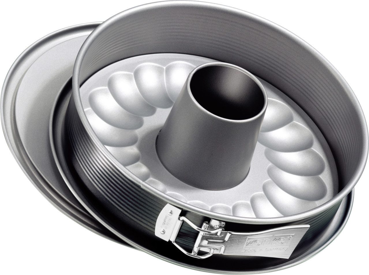 Zenker Backblech Zenker Springform Energy mit Flach- u Rohrboden Ø, Silber