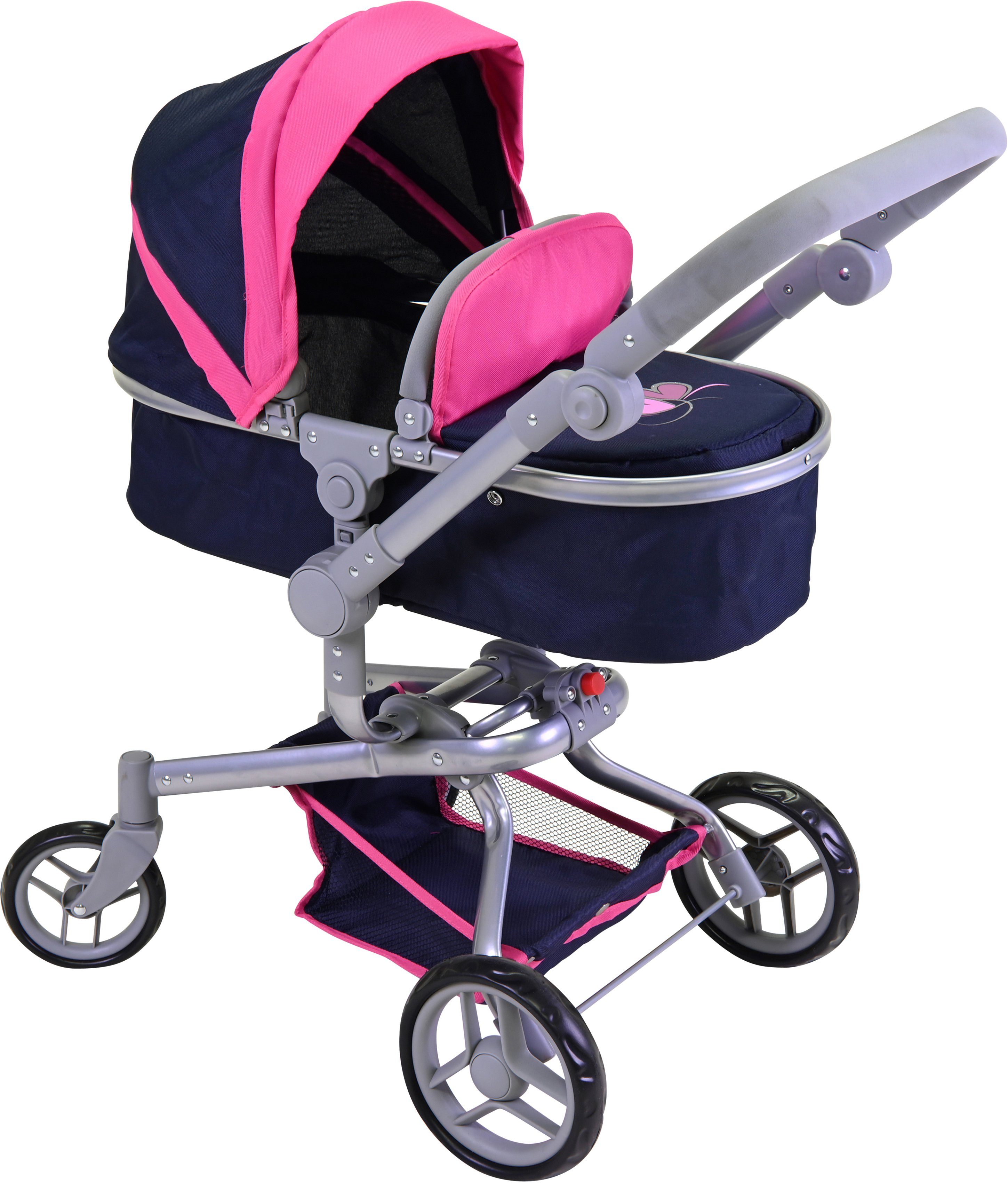 Knorrtoys® Kombi-Puppenwagen Boonk - Flying Hearts günstig online kaufen