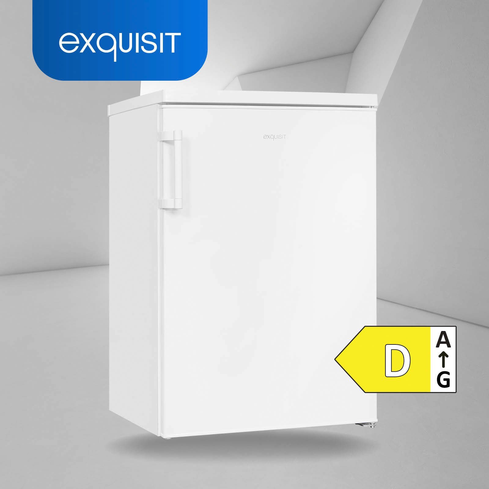 exquisit Kühlschrank KS16-4-H-010E breit 56 hoch, cm 85 cm weiss