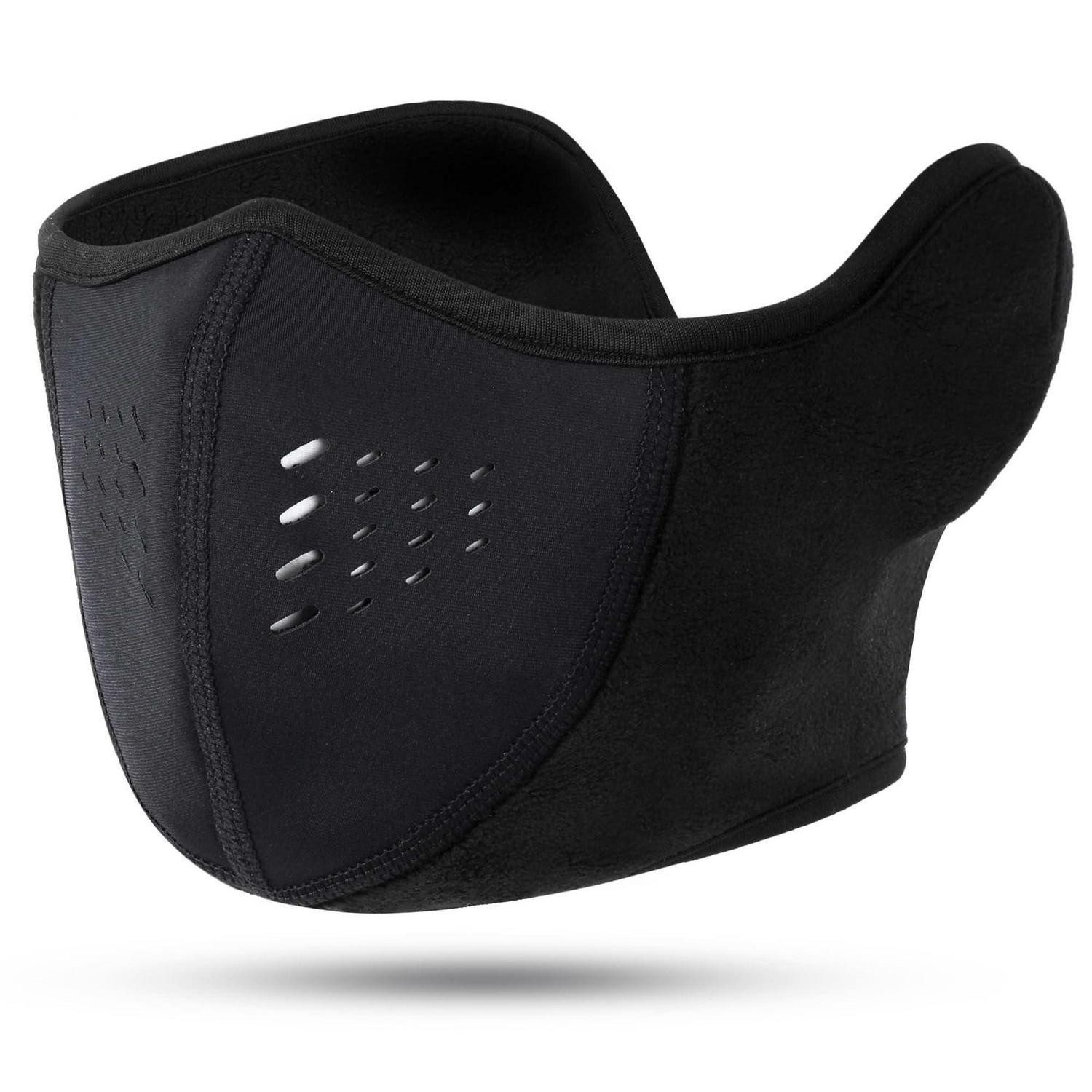 LuxusKollektion Sturmhaube Sturmhaube Balaclava Herren Ski Motorrad Snowboard Winter Schwarz