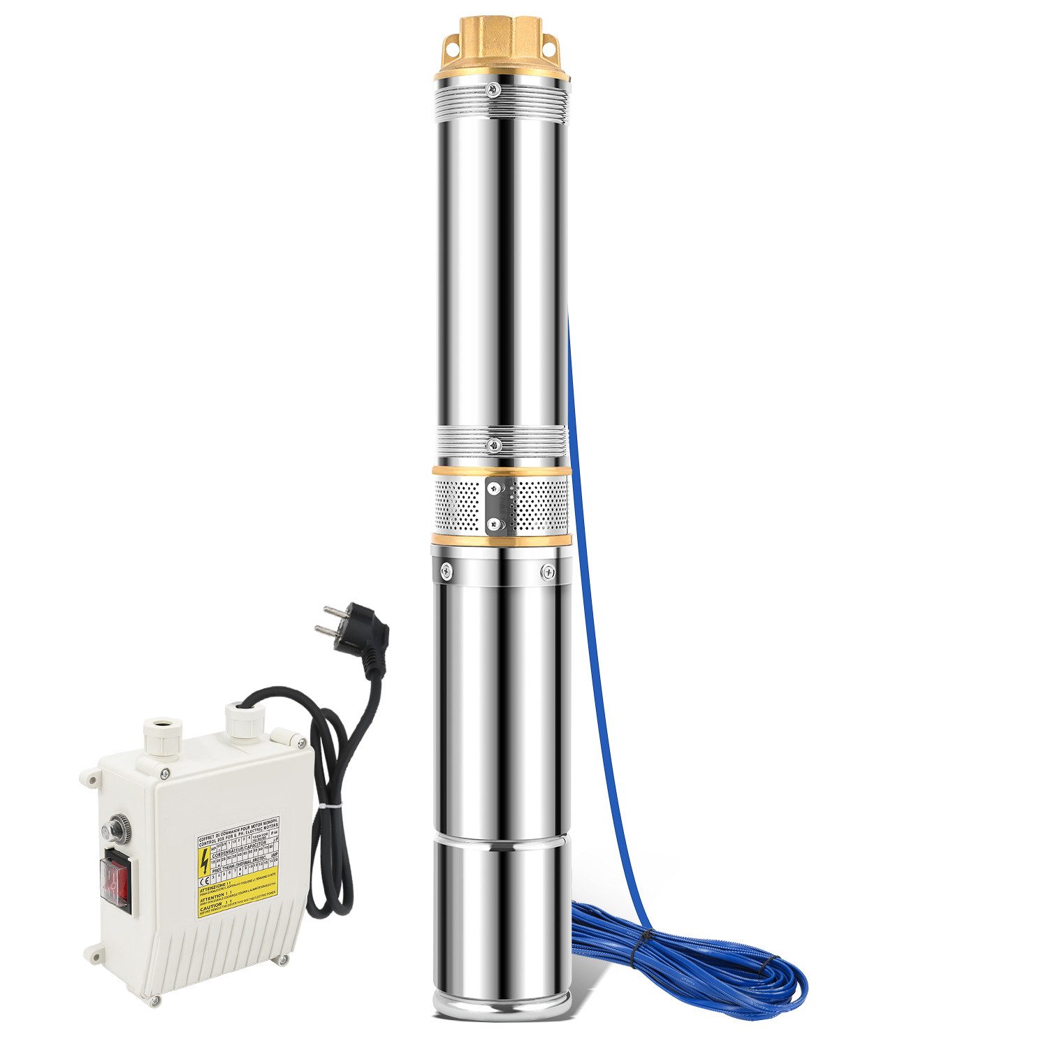 Clanmacy Tiefbrunnenpumpe Tiefbrunnenpumpe 370W Brunnenpumpe 4000L/h günstig online kaufen