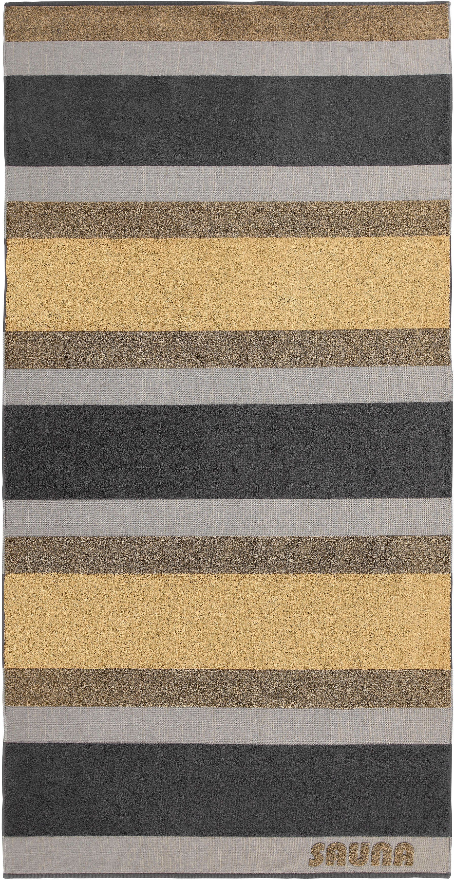 Dyckhoff Saunatuch Saunatuch SaunaStripe, Walkfrottee (1-St) günstig online kaufen