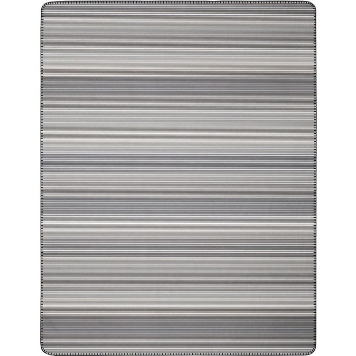 Wohndecke Lines grey Biederlack mit zeitlosen Streifen Kuscheldecke