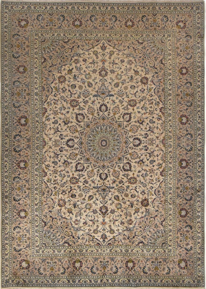 Orientteppich Keshan 247x344 Handgeknüpfter Orientteppich / Perserteppich, Nain Trading, rechteckig, Höhe: 12 mm