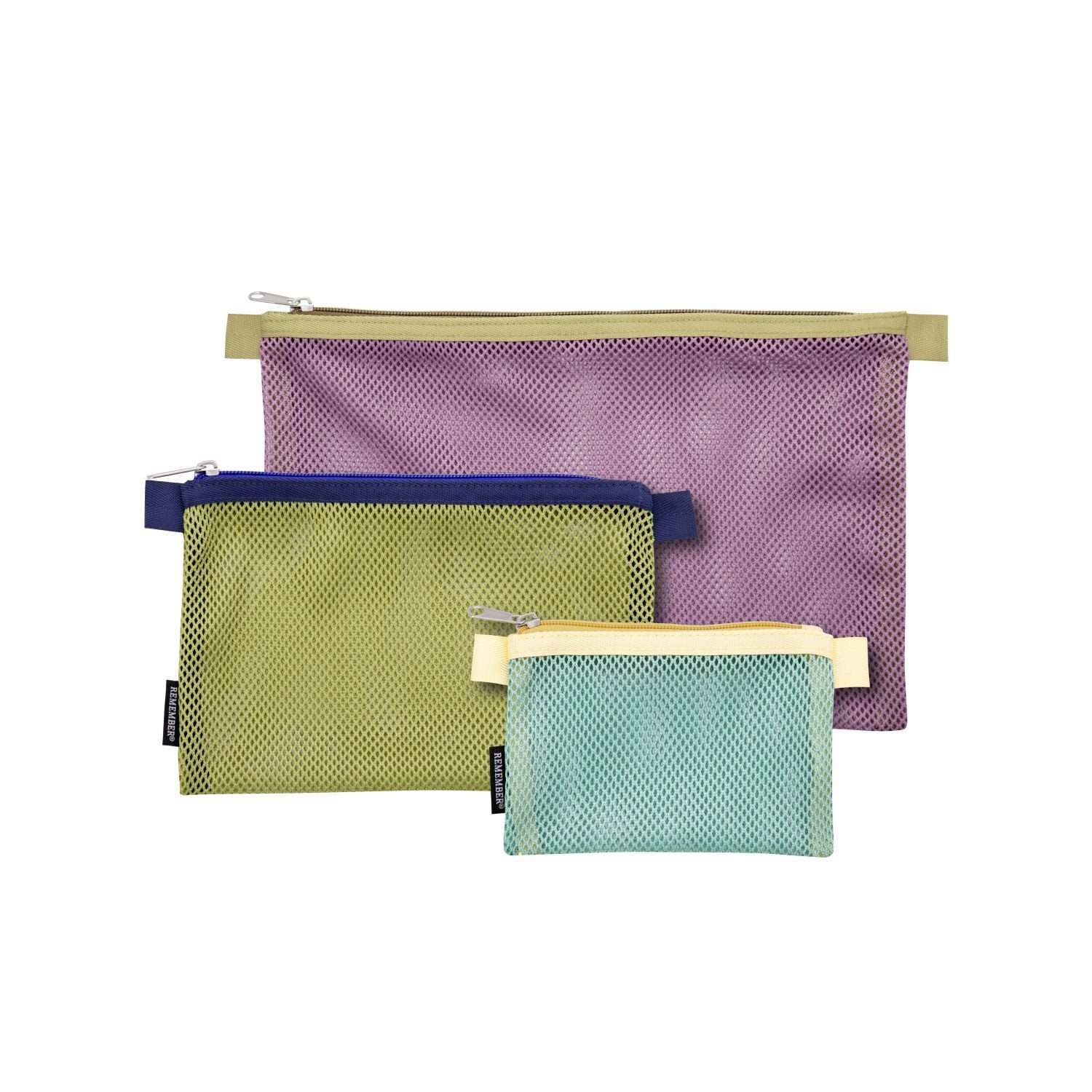 Remember Reisetasche Mesh-Bag Set Jordy 3-teilig (3-tlg)