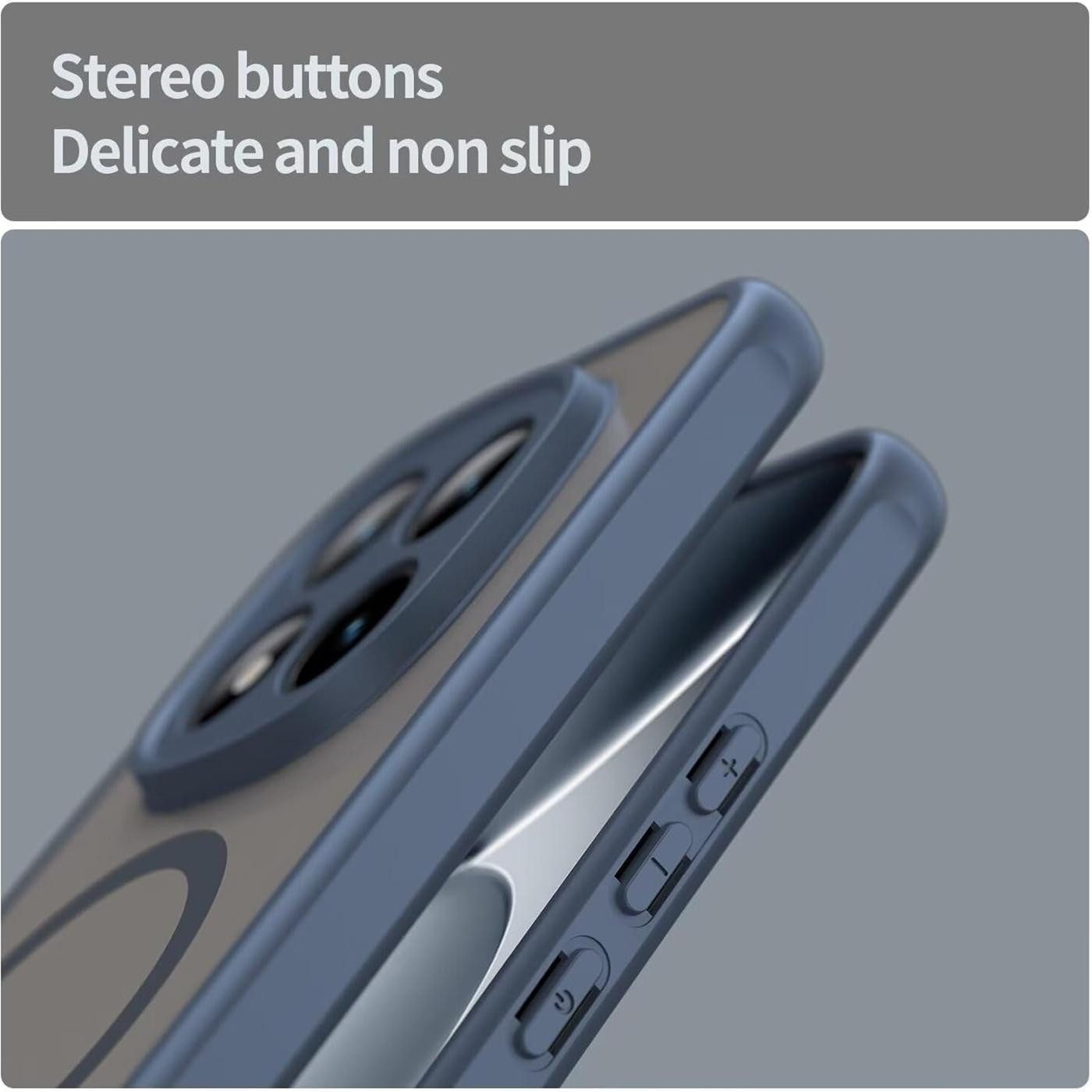 CoolGadget Handyhülle Magnet-Hülle für Xiaomi Redmi Note 15 Pro 4G Schutzhülle magnetisch 6,77 Zoll, Hülle Matt Stoßfest kompatibel mit QI-Laden Zubehör Kameras – Bild 5 von 5