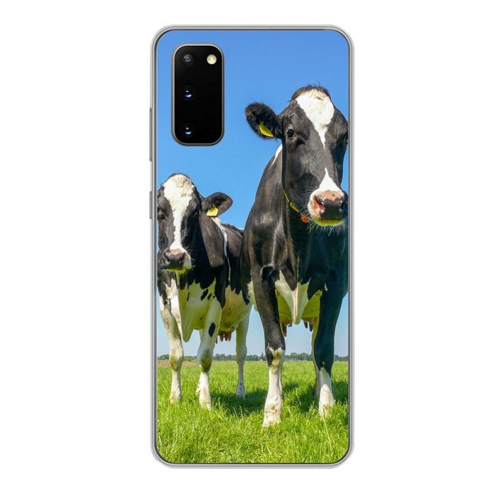 MuchoWow Handyhülle Kühe - Weide - Tiere - Bauernhof Phone Case Handyhülle Samsung Galaxy S20 Silikon Schutzhülle