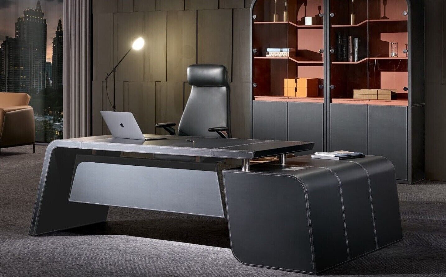 JVmoebel Eckschreibtisch Luxus Designer Schreibbüro Arbeitsplatz günstig online kaufen
