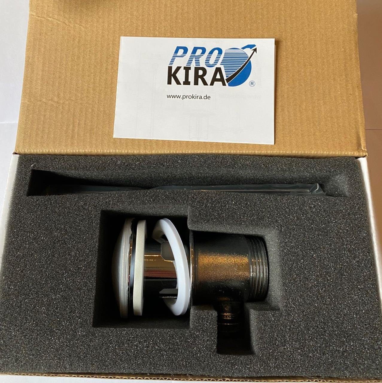 PROKIRA Ablaufgarnitur PRO-AZ360 Waschbecken Ablauf Siphon günstig online kaufen