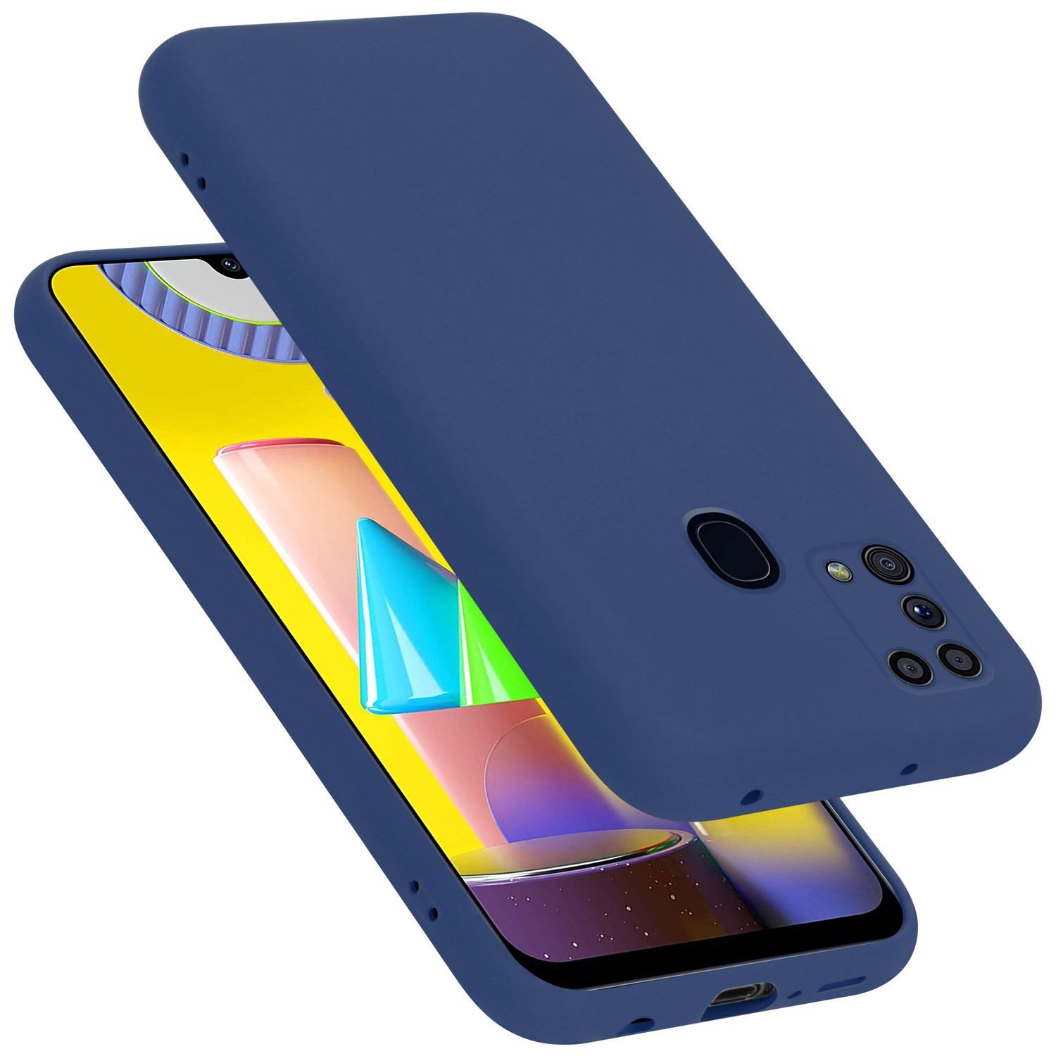 Cadorabo Handyhülle für Samsung Galaxy M31 Hülle Samsung Galaxy M31, Flexible Hülle TPU Silikon Schutzhülle Back Cover Case