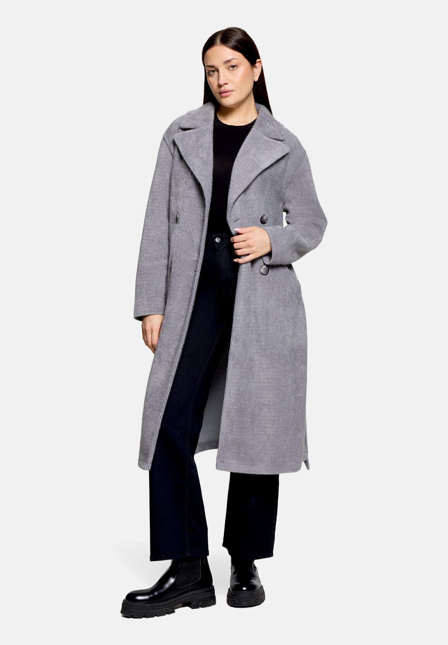 Betty Barclay Wintermantel Damen mit Gürtel