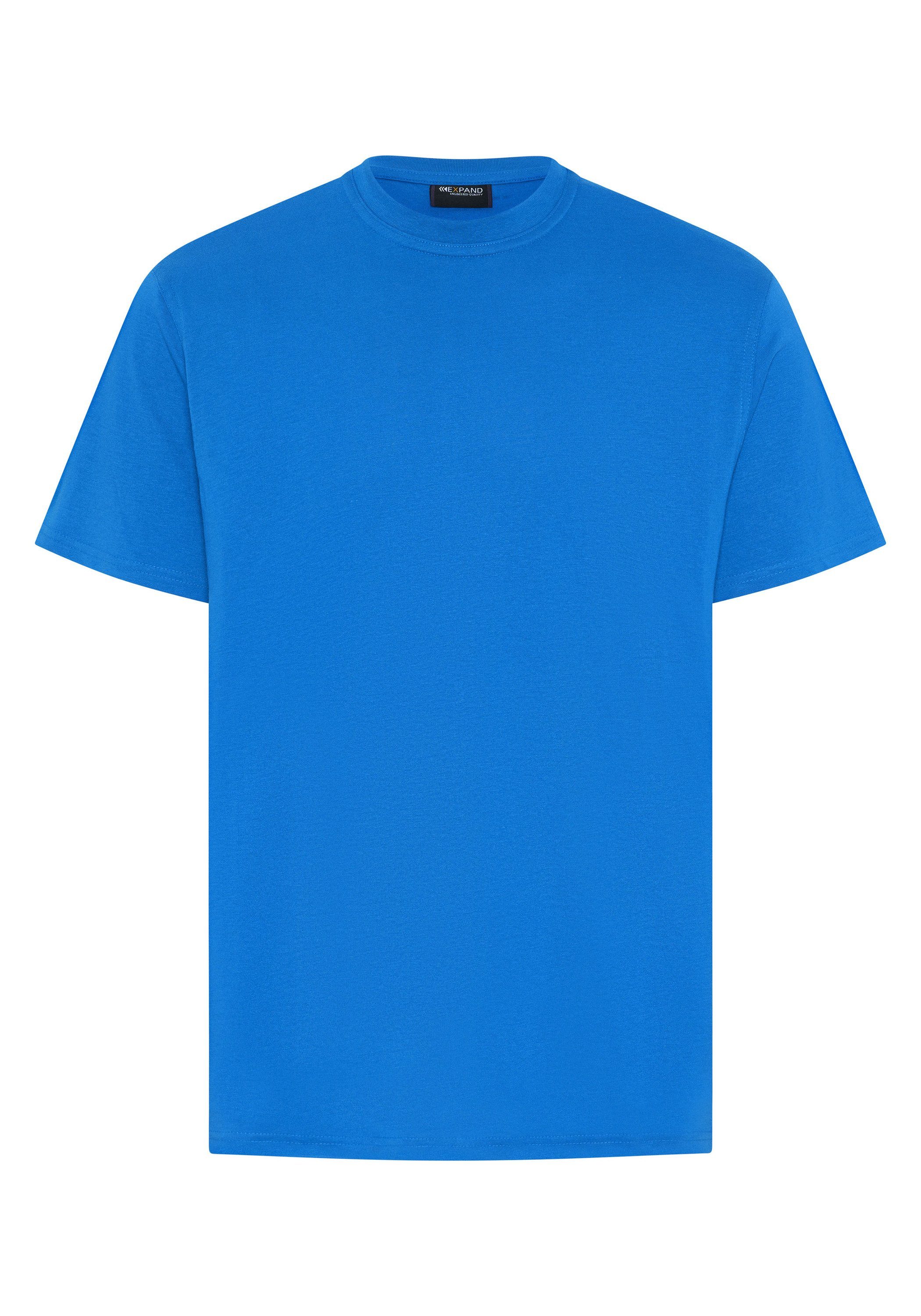 Übergröße T-Shirt royalblau Expand in