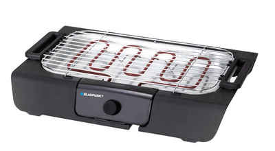 Blaupunkt Elektrogrill MEN832 Elektrogrill Tischgrill elektrisch Balkon, Grill Elektro, 2000,00 W, Elektrischer Grill Garten Antihaftbeschichtet 50 x 34 x 15 cm